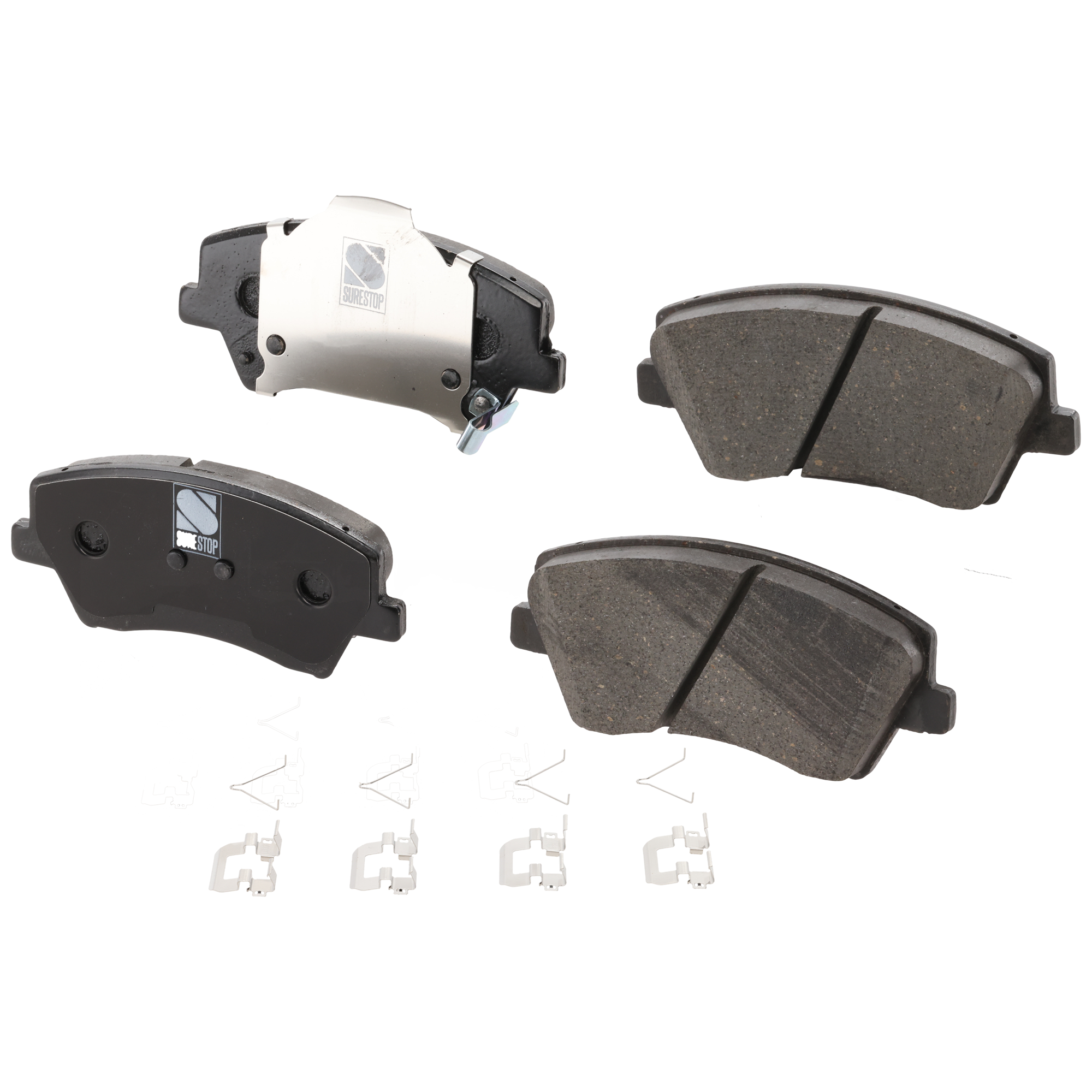 AM NIRO 19-20 IONIQ 17-21 FRONT BRAKE PAD SET 2 Wheel Set SKU STPSSCP1912 OEM 58101F0A00-58101F2A00-58101F3A