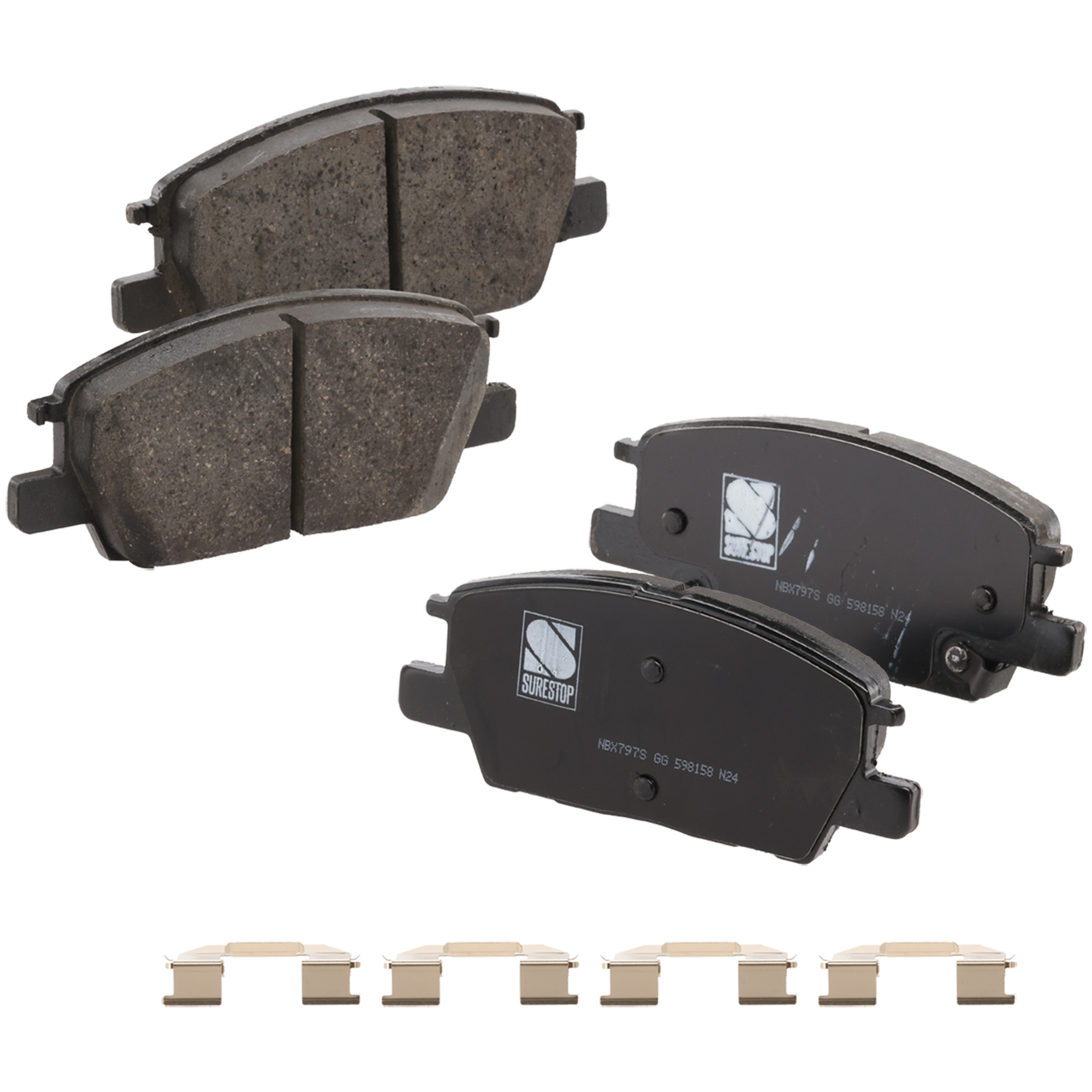 AM MALIBU 16-19 REGAL SPORTBACK 18-20 FRONT BRAKE PAD SET 2 Wheel Set SKU STPSSCP1913 OEM 23326280-84121520-84206102