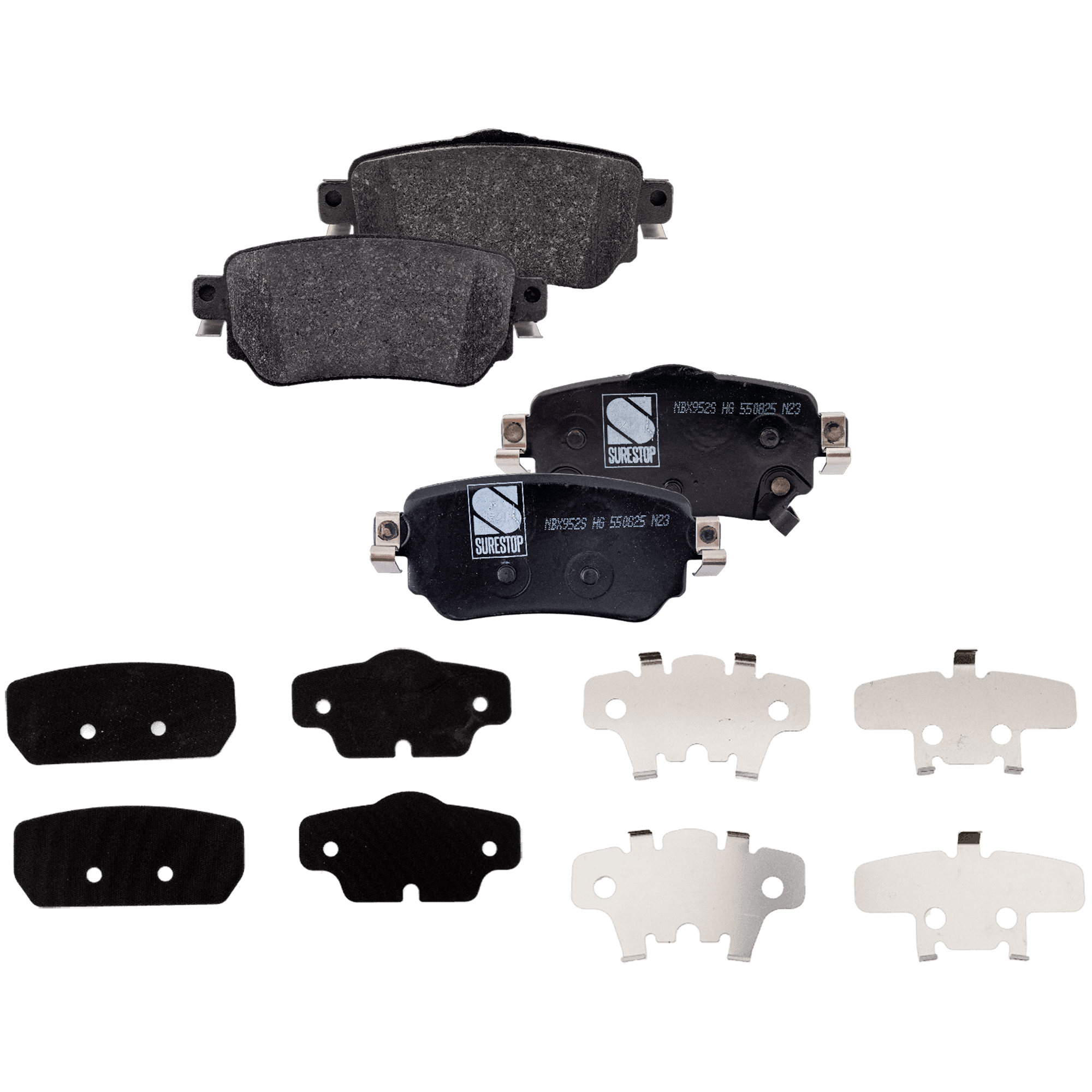 AM LEAF 18-22 ROGUE 18-20 REAR BRAKE PAD SET 2 Wheel Set SKU STPSSCP1965 OEM 440603981R 440605889R 44060663
