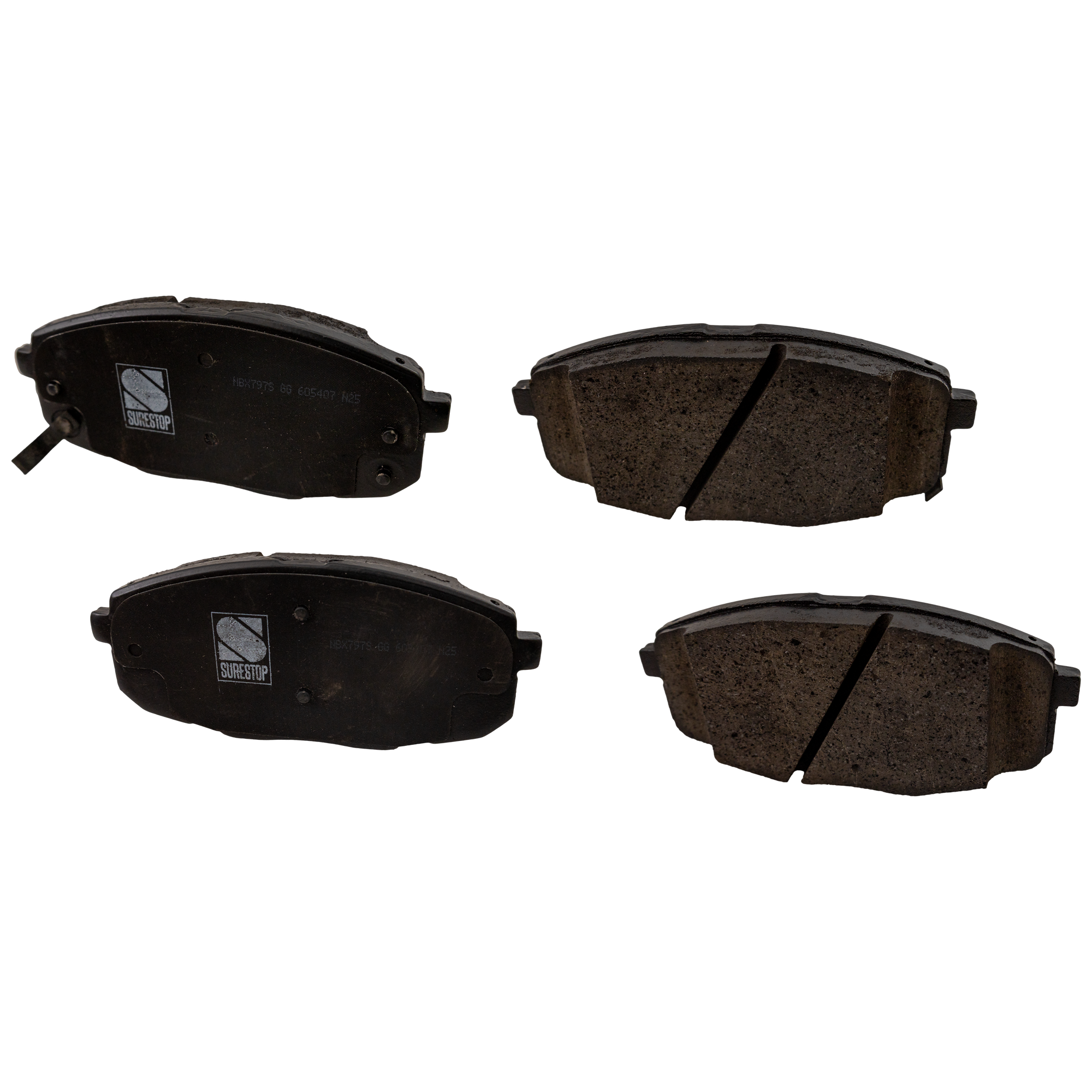AM KONA ELANTRA GT 18-20 FRONT BRAKE PAD SET 2 Wheel Set Ceramic SKU STPSSCP2035 OEM 58101G3A00-58101J9A00-58101J9A
