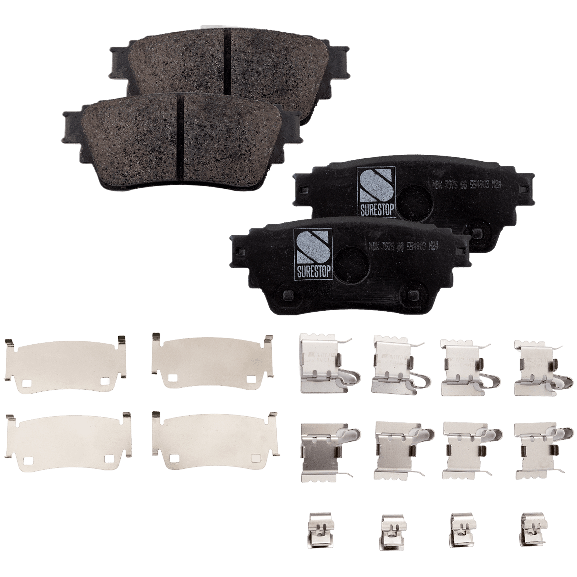 AM ALTIMA 19-22 KICKS 21-22 REAR BRAKE PAD SET 2 Wheel Set SKU STPSSCP2200 OEM 4605B987 D40606CA0A D40606CA2B