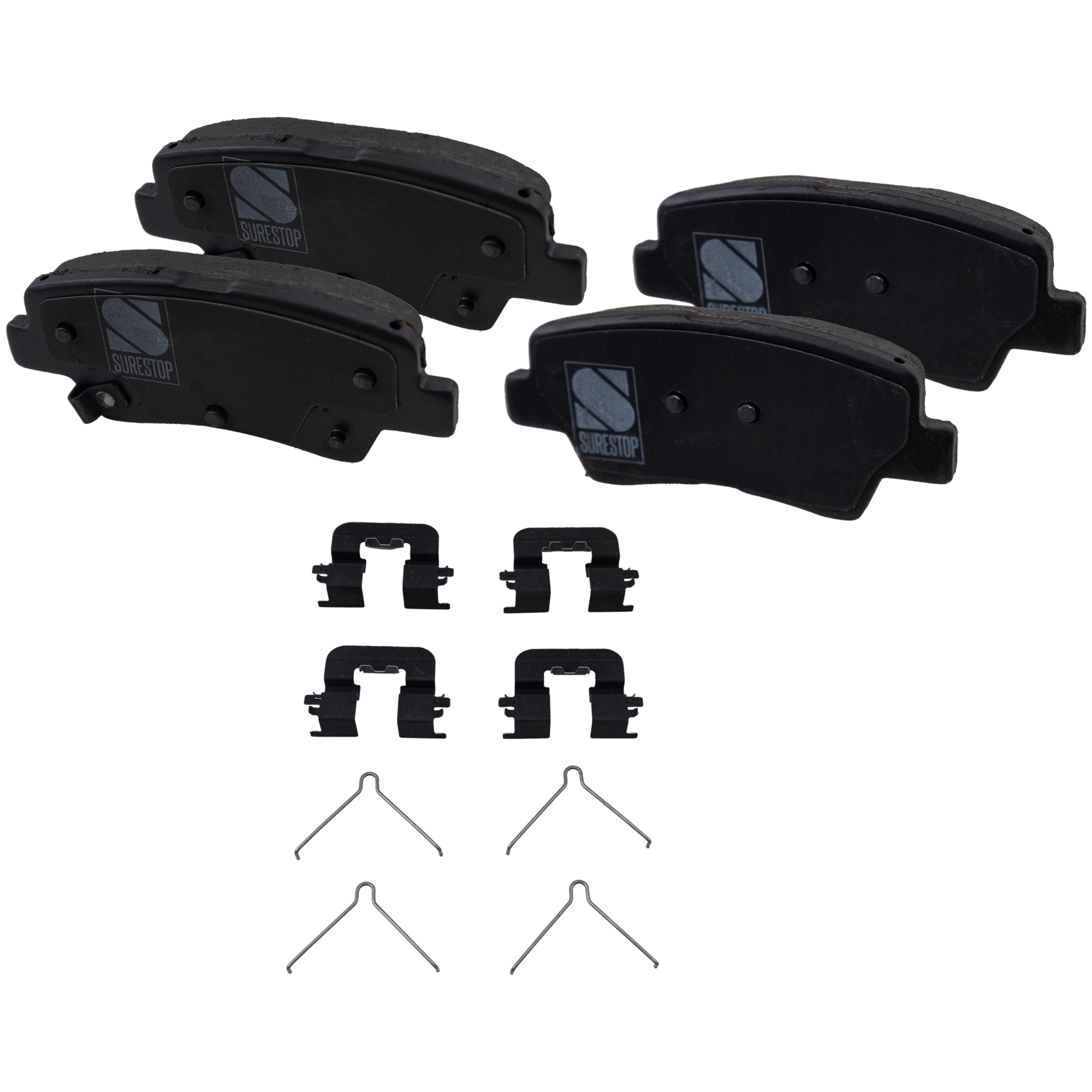 AM VELOSTER 19-21 FORTE 19-22 REAR BRAKE PAD SET 2 Wheel Set SKU STPSSCP2205 OEM 58302G4A50-58302J3A40-58302M7A