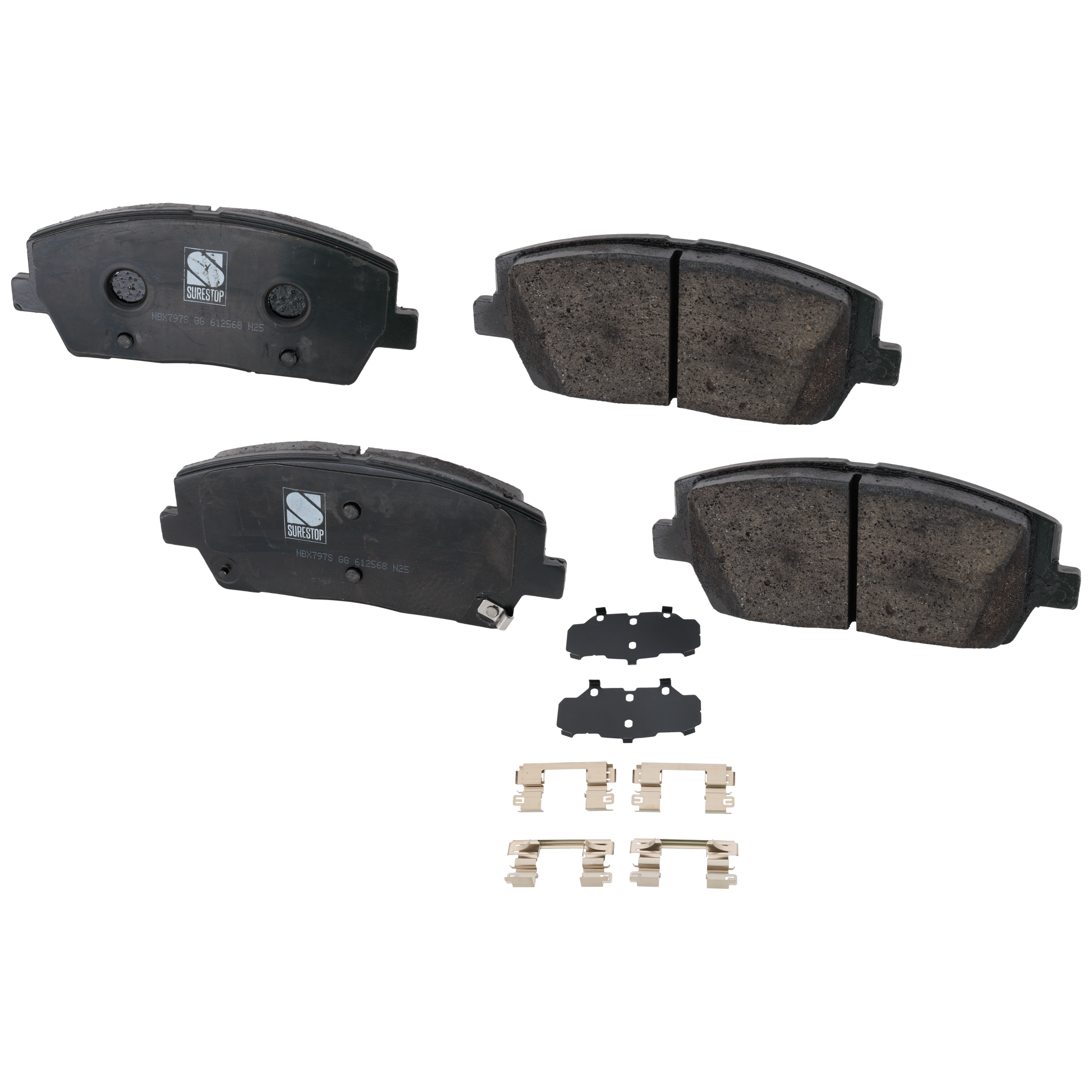 AM PALISADE 20-23 FRONT BRAKE PAD SET Ceramic 2 Wheel Set SKU STPSSCP2215 OEM 58101S8A00-58101S9A00