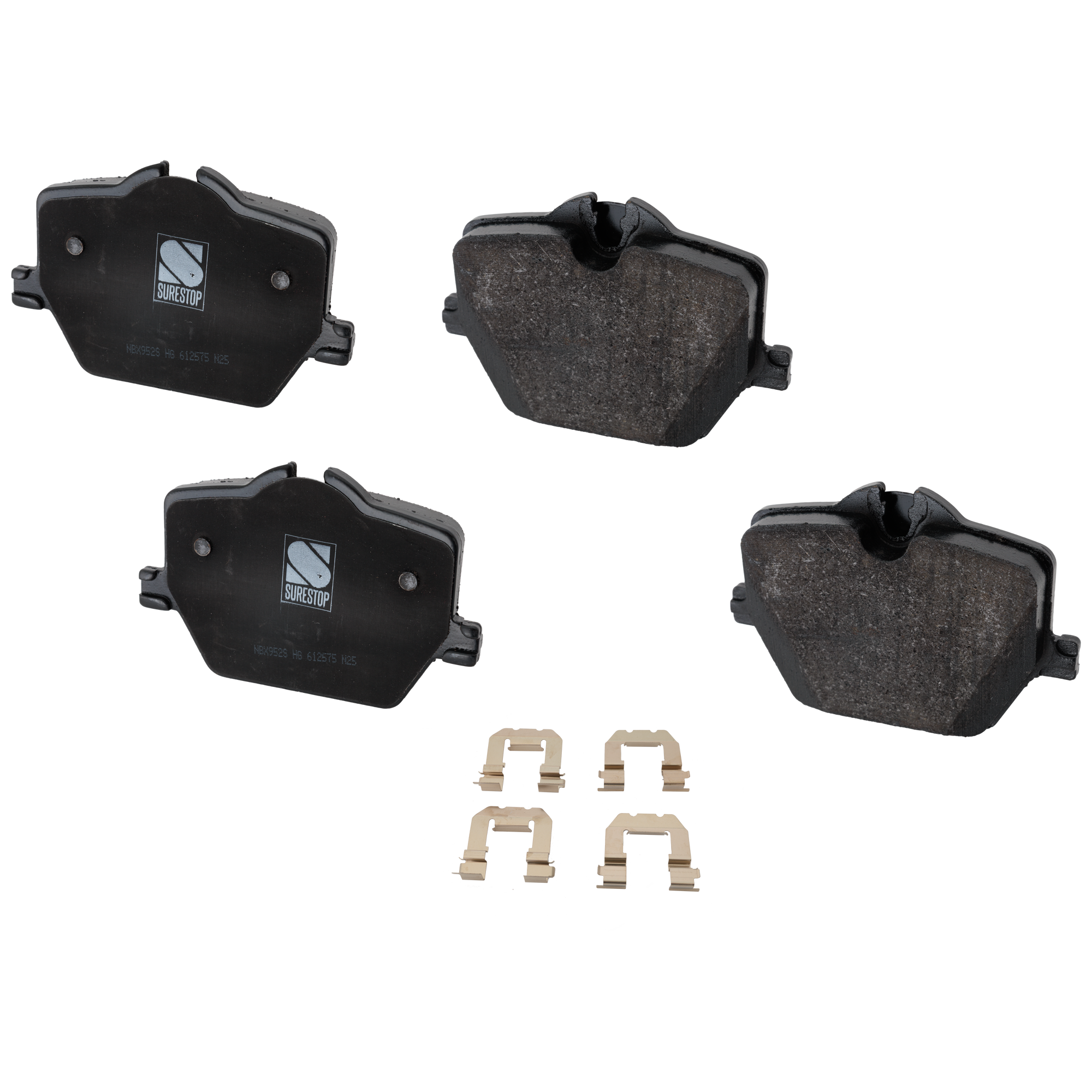 AM 330I 19-23-430I 21-23 REAR BRAKE PAD SET w Painted Caliper SKU STPSSCP2220 OEM 04466WAA03-34206888835