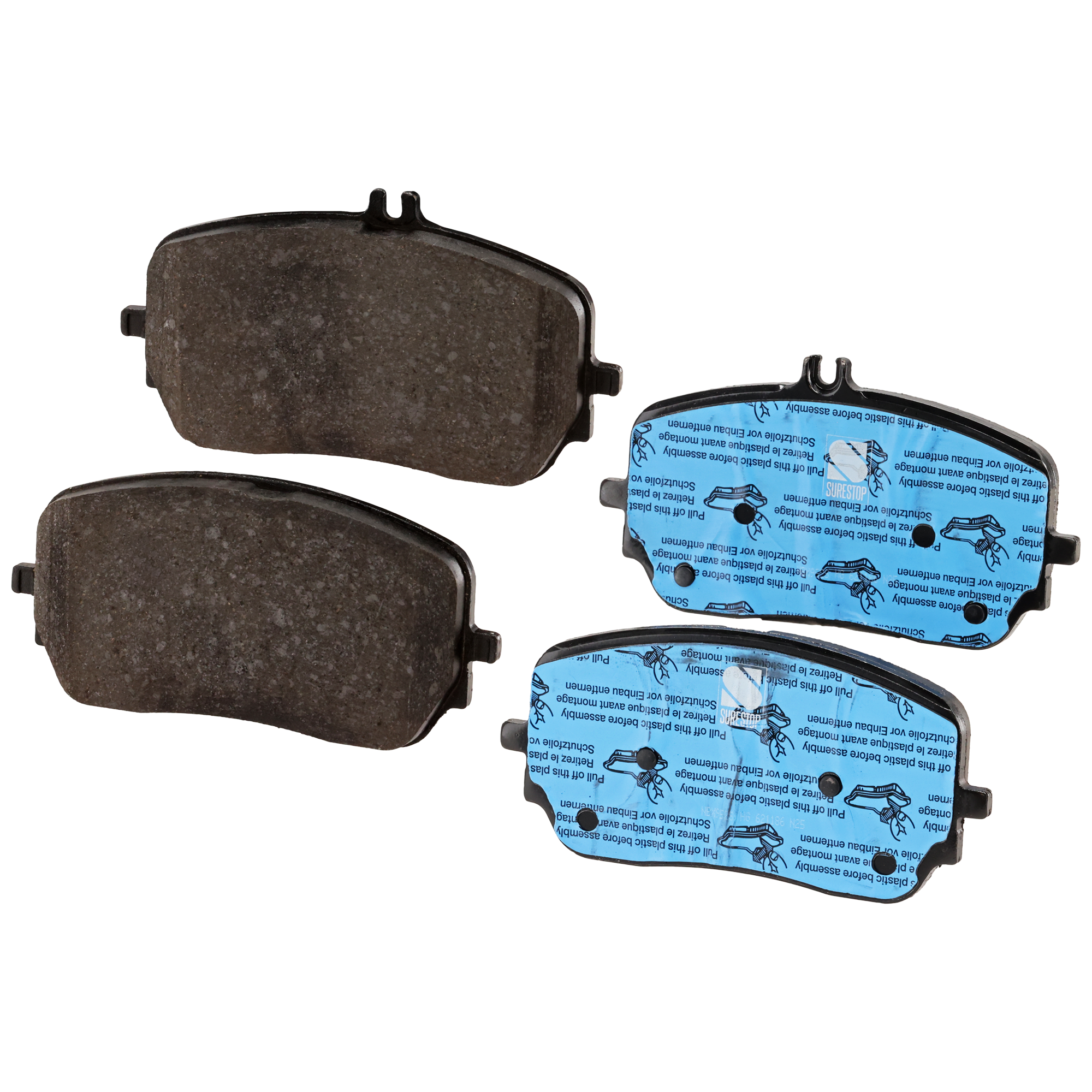 AM GLE450-20-22 GLE53 AMG 21-23 FRONT BRAKE PAD SET Ceramic 2 Wheel Set SKU STPSSCP2237