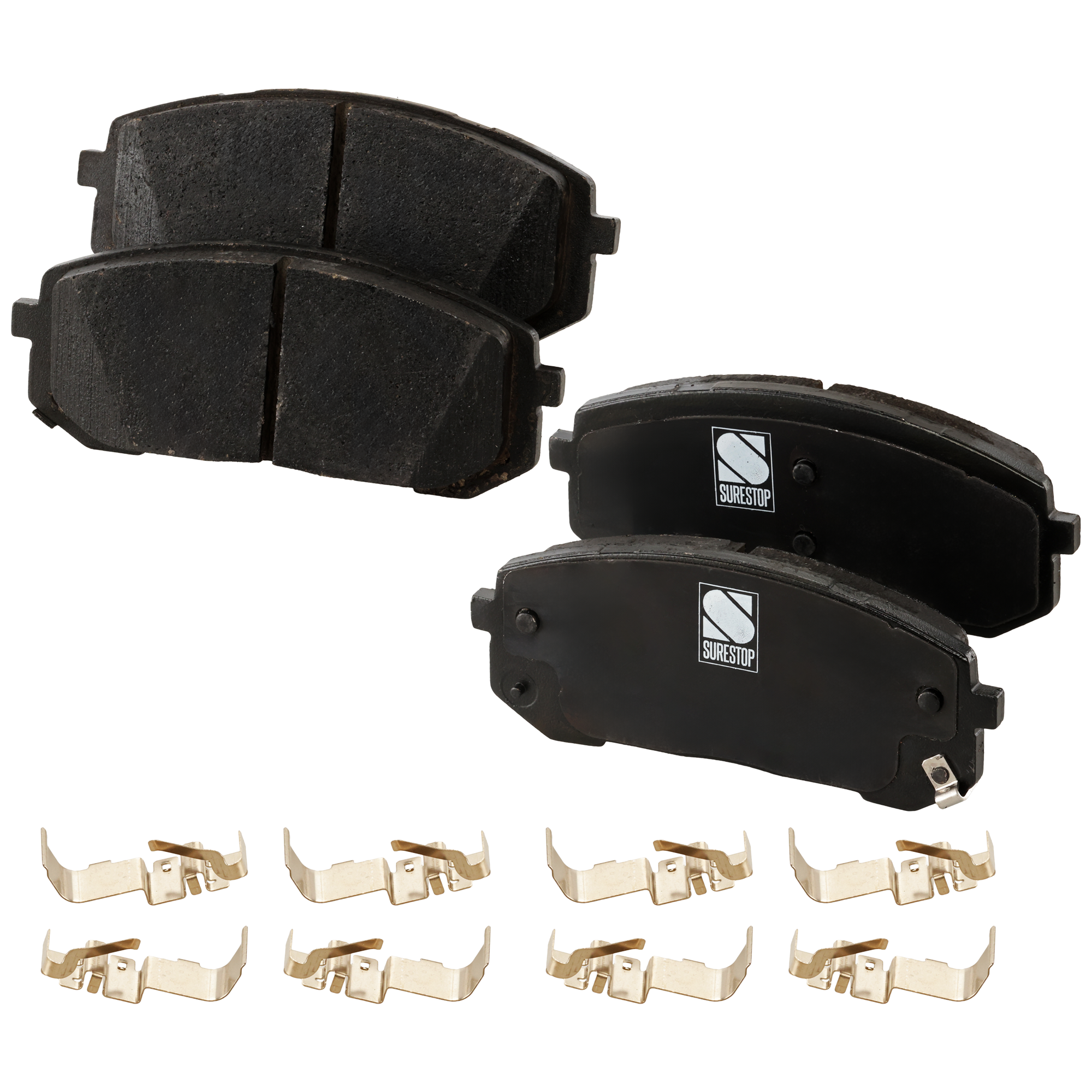 AM SONATA 20-20 FRONT BRAKE PAD SET Ceramic 2 Wheel Set SKU STPSSCP2302 OEM 58101AAA10-58101L0A00-58101L1A