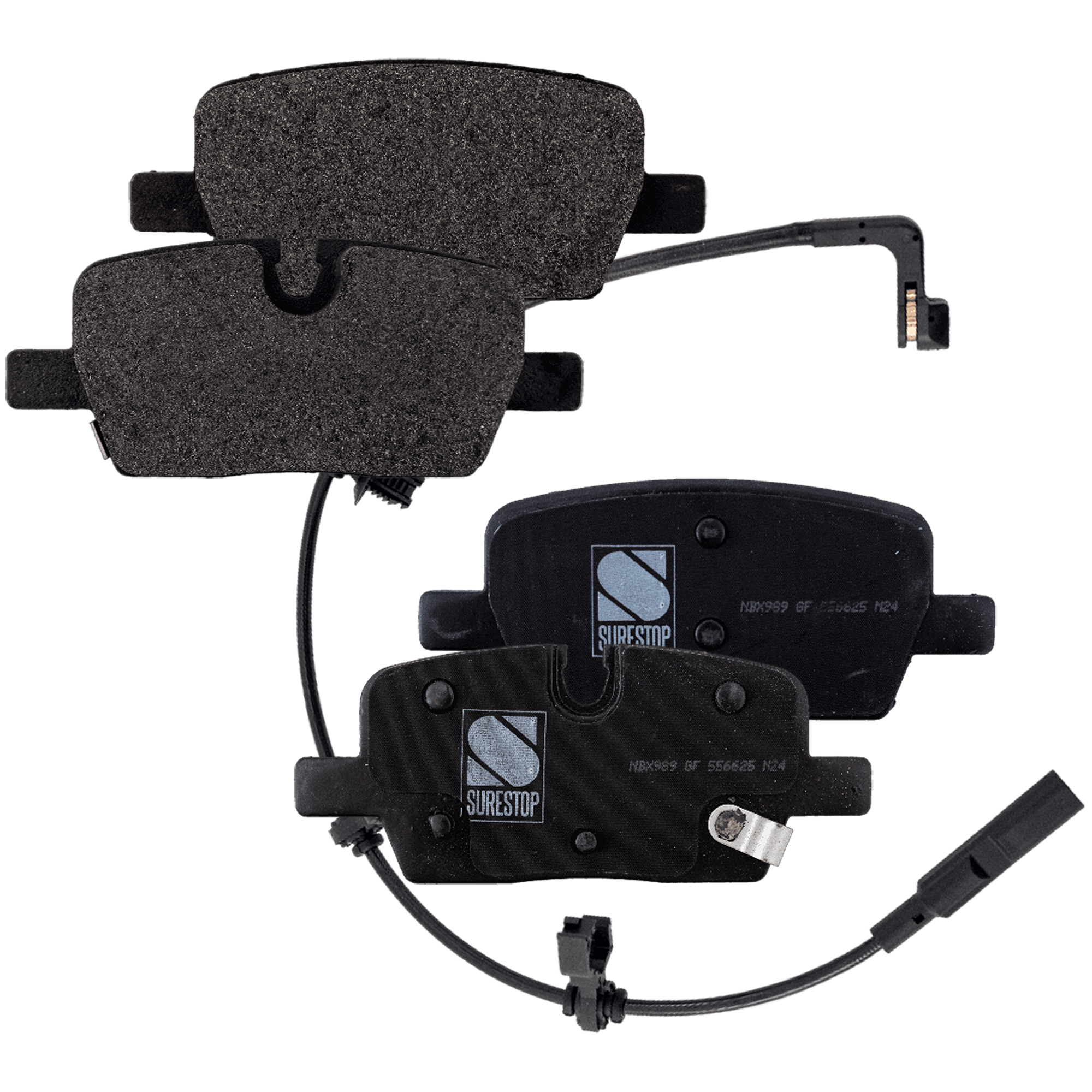 AM ENCLAVE TRAVERSE 20-20 REAR BRAKE PAD SET 2 Wheel Set SKU STPSSCP2303 OEM 84642088-84745046-84794110-847