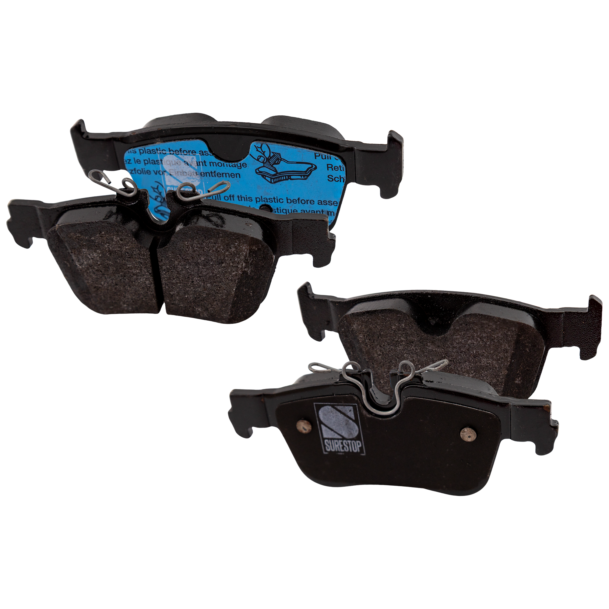 AM S60 V60 CROSS COUNTRY 19-23 S90-17-23 XC60-18-23 REAR BRAKE PAD SET 2 Wheel Set SKU STPSSCP2410 OEM 32287430-322874300-32287431-32