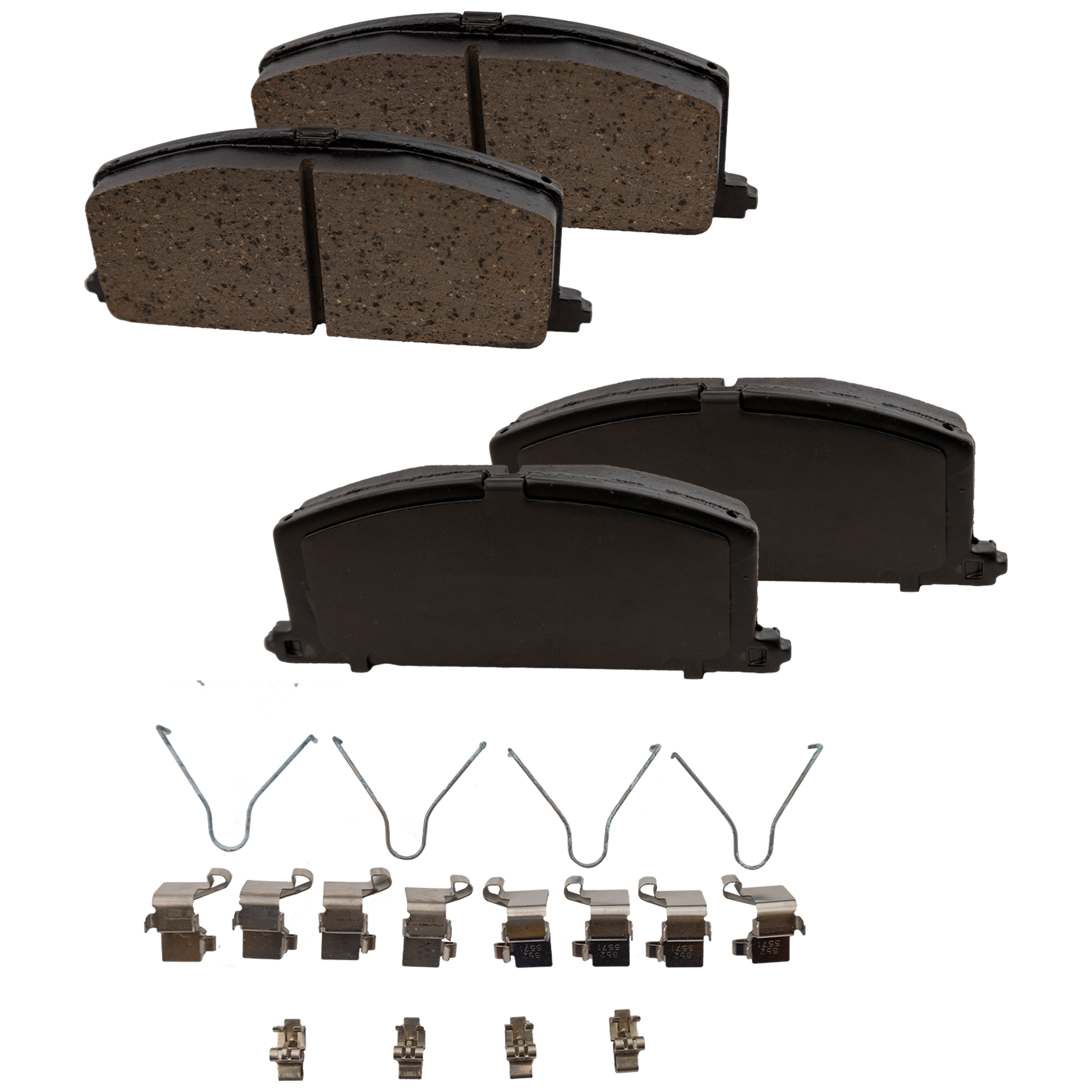 AM CAMRY 85-85 TERCEL 85-98 FRONT BRAKE PAD SET 2 Wheel Set SKU STPSSCP242 OEM 0049112281-0446510040-04465120