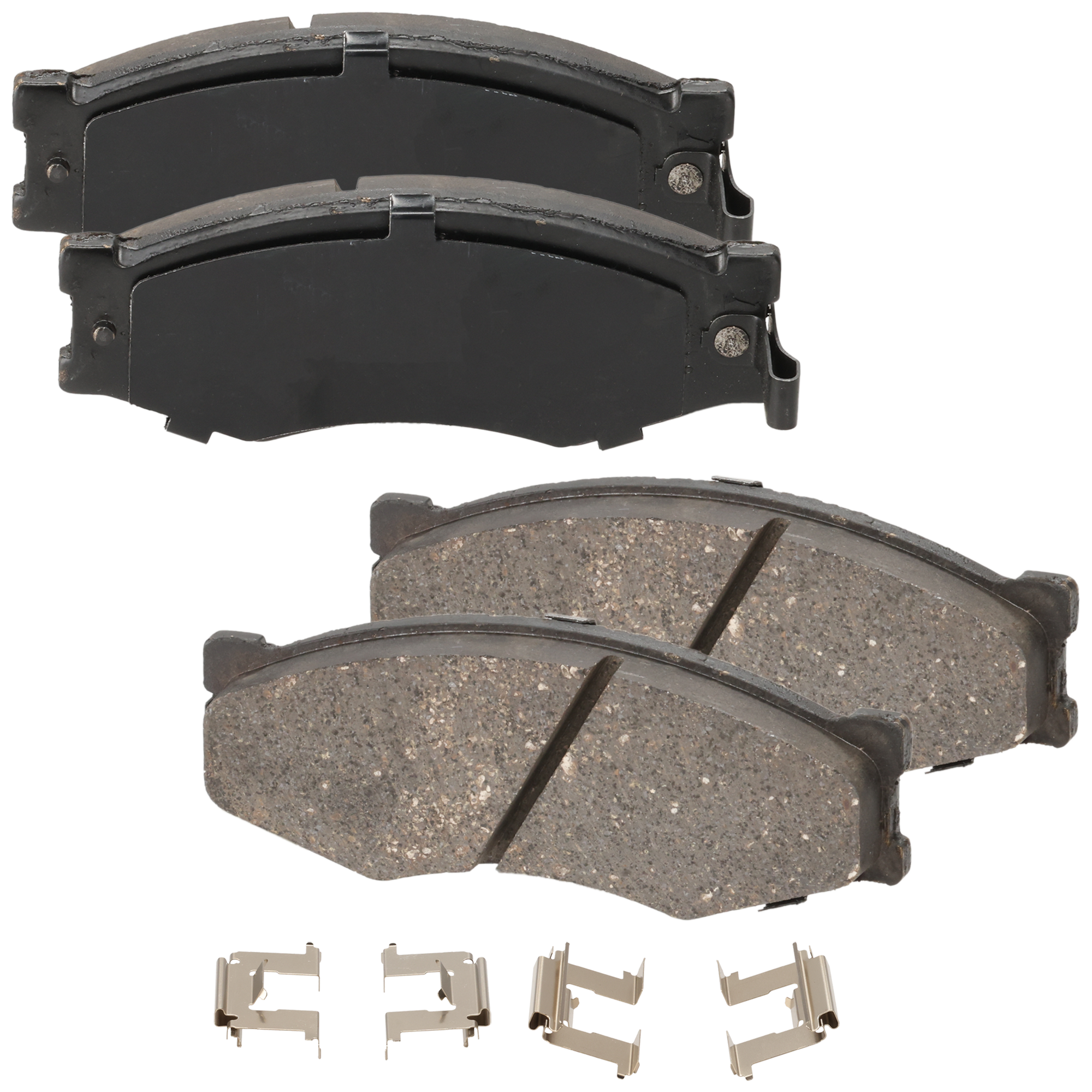 AM D21-86-89 PICKUP 96-97 FRONT BRAKE PAD SET 2 Wheel Set SKU STPSSCP266 OEM 4106011P26-4106011P91-4106011P