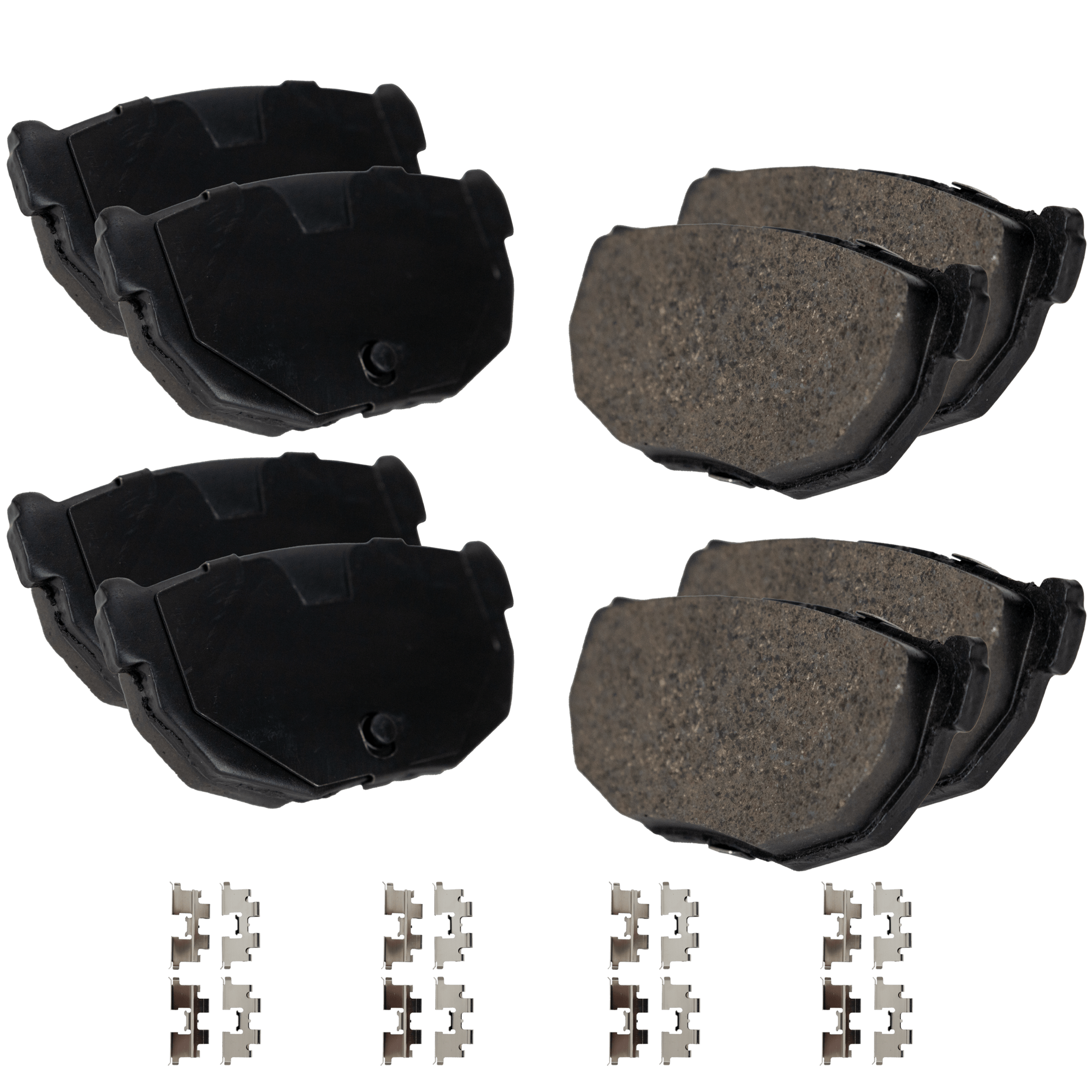 AM 200SX 85-87-240SX 89-98 REAR BRAKE PAD SET 2 Wheel Set SKU STPSSCP272 OEM 4406001P90-4406001P93-4406035F