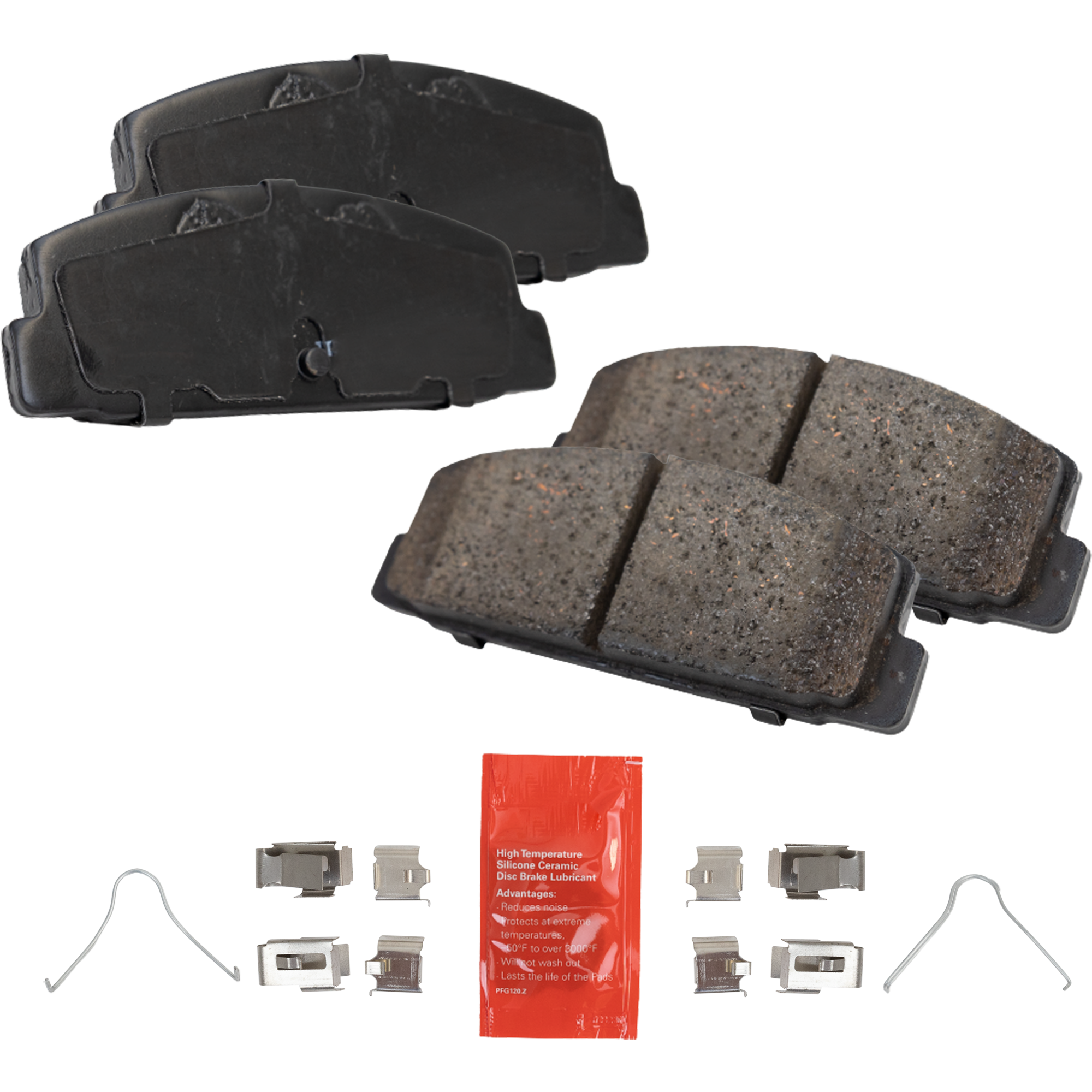 AM RX 7-85-90 REAR BRAKE PAD SET 2 Wheel Set SKU STPSSCP332 OEM B6Y82643Z B6Y82643ZA FB0649280