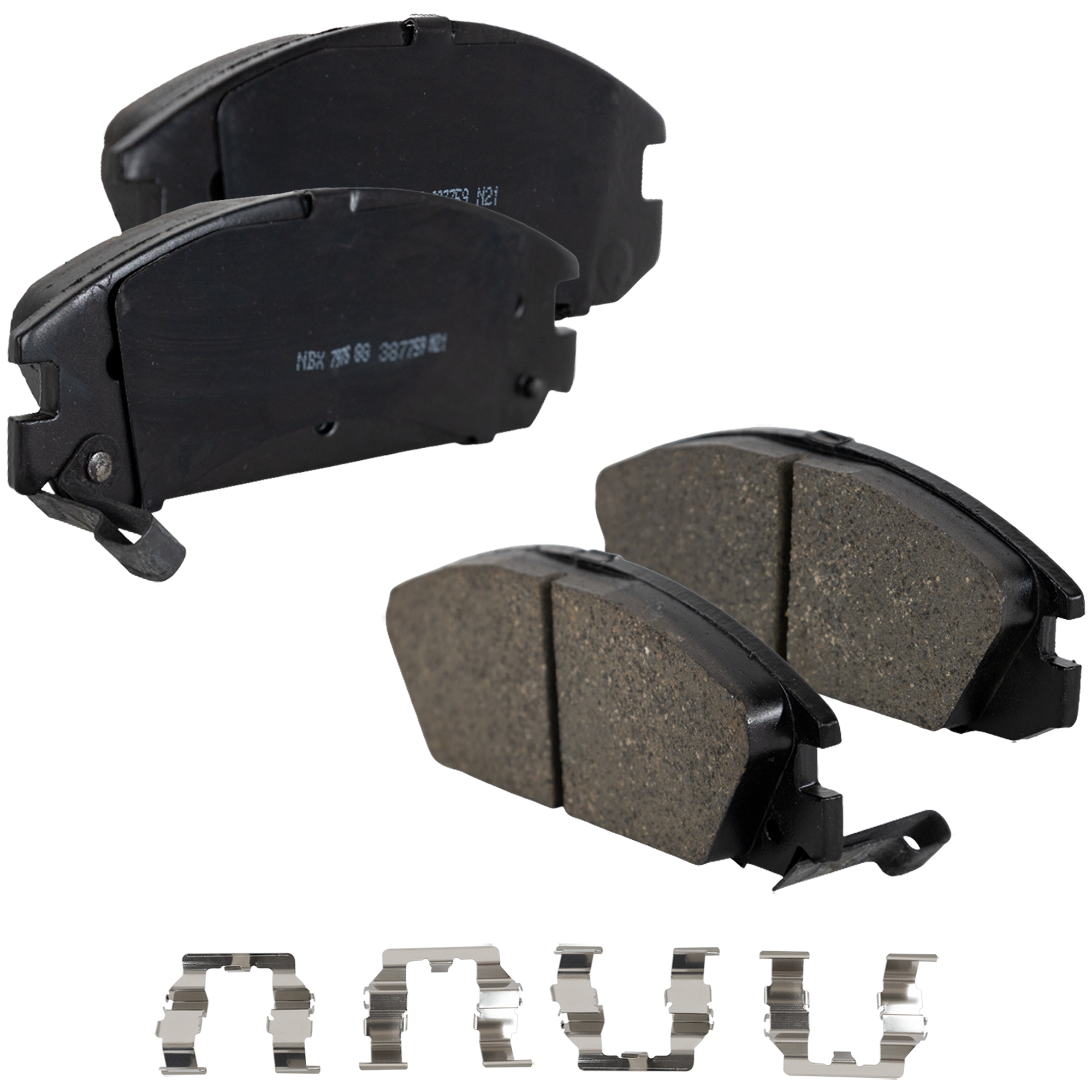 AM PRELUDE 85-87 ACCORD INTEGRA 86-89 BRAKE PAD SET Front 2 Wheel Set SKU STPSSCP334 OEM 45022SB2780-45022SD2505-45022S