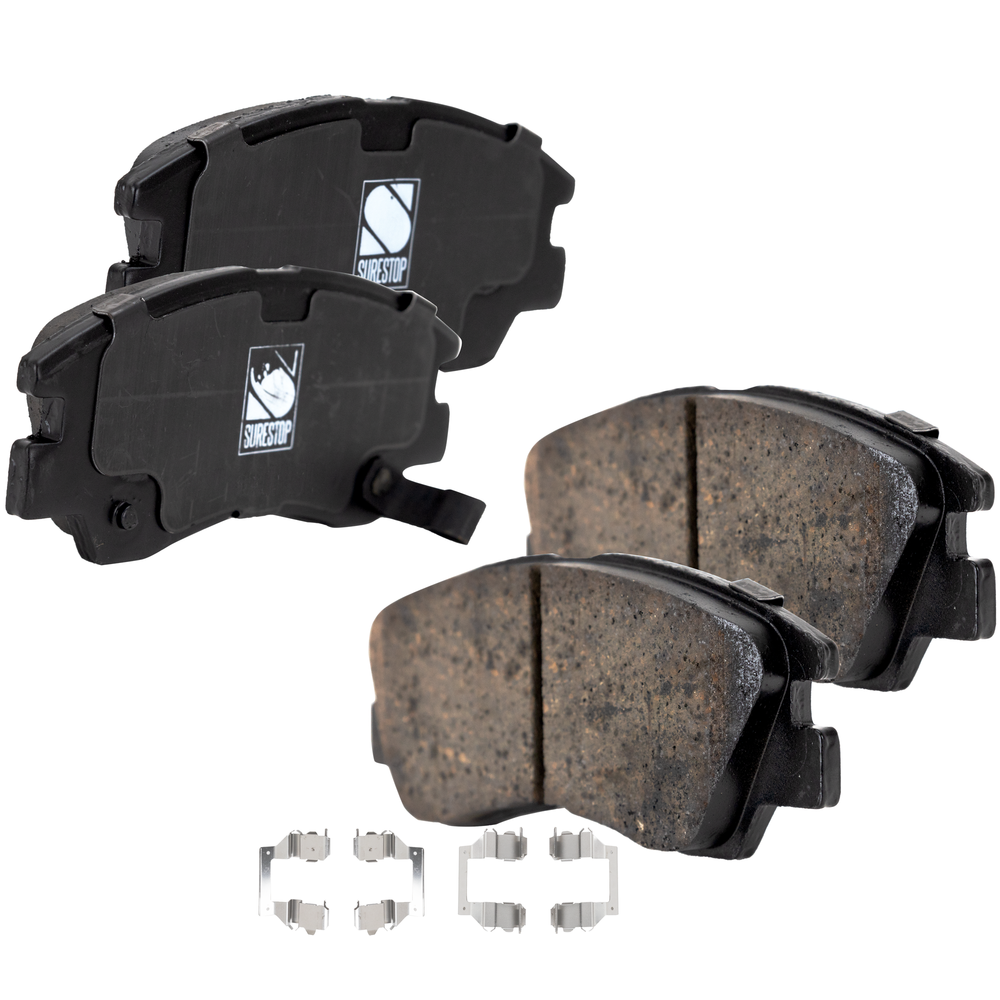 AM MIGHTY MAX 87-96 BRAKE PAD SET Front 2 Wheel Set SKU STPSSCP349 OEM MB500812 MB500813 MB500814 MB5