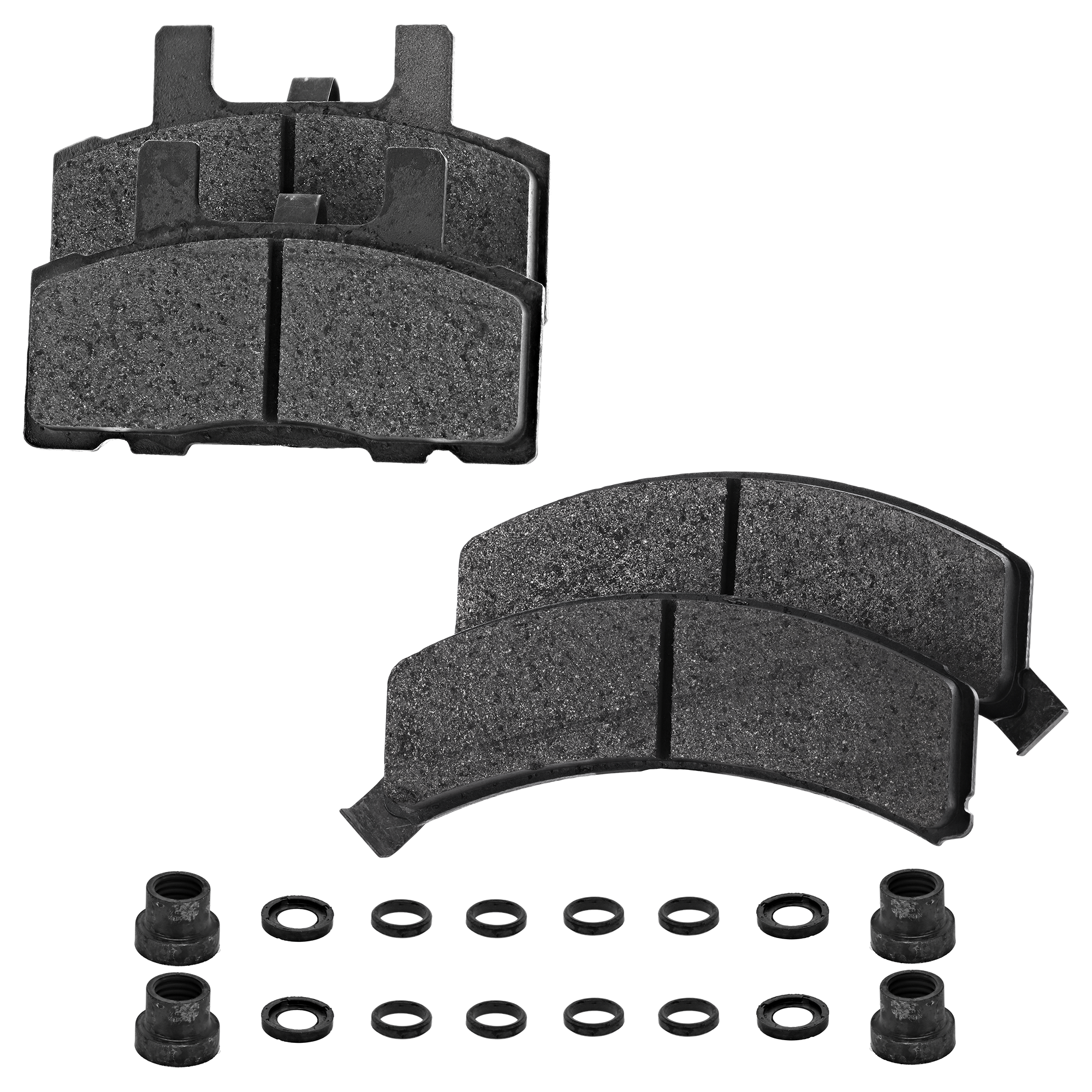 AM C1500 K1500-88-99 EXPRESS SAVANA VAN 96-02 FRONT BRAKE PAD SET 2 Wheel Set SKU STPSSCP369 OEM 12321430-12321448-18012239-180