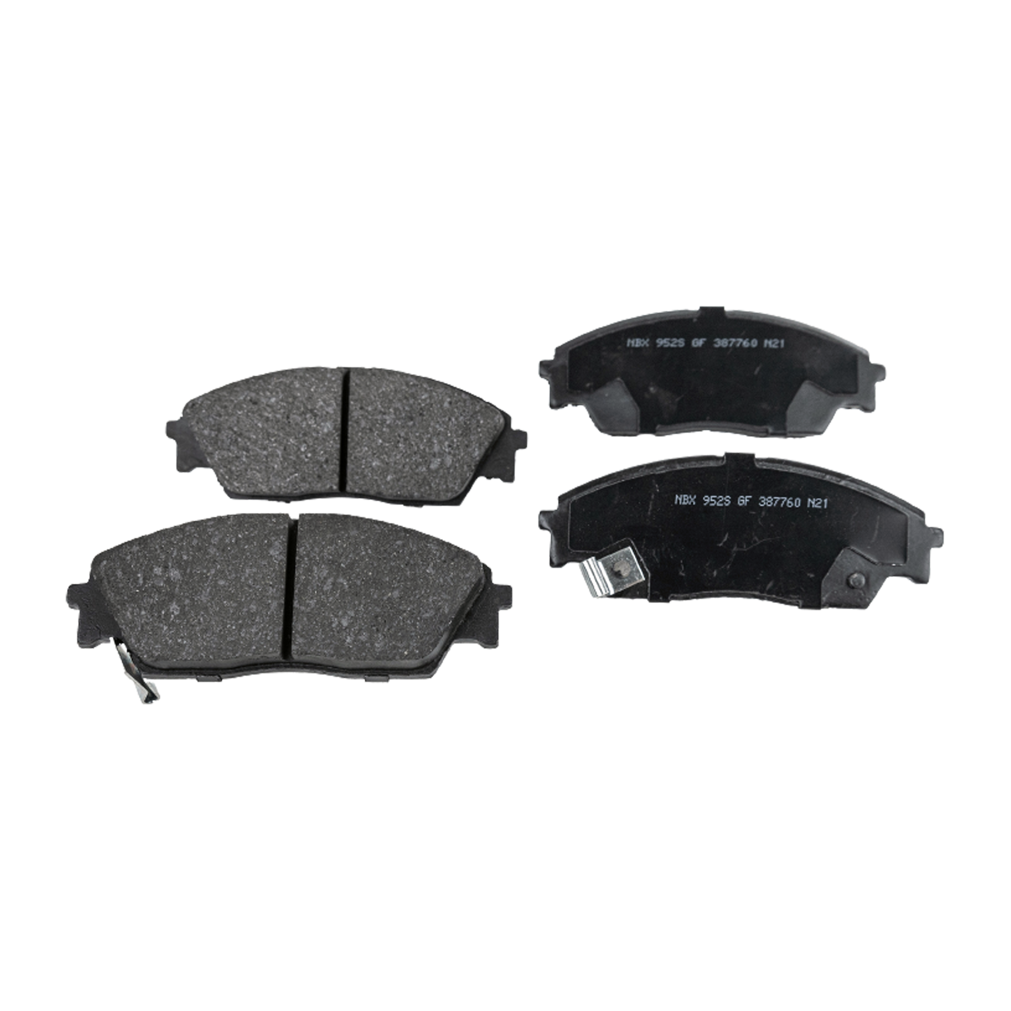 AM CIVIC 90-91 PRELUDE 88-90 CRX 90-91 BRAKE PAD SET Front 2 Wheel Set SKU STPSSCP373 OEM 06022SP8000-45022SF1000-45022S