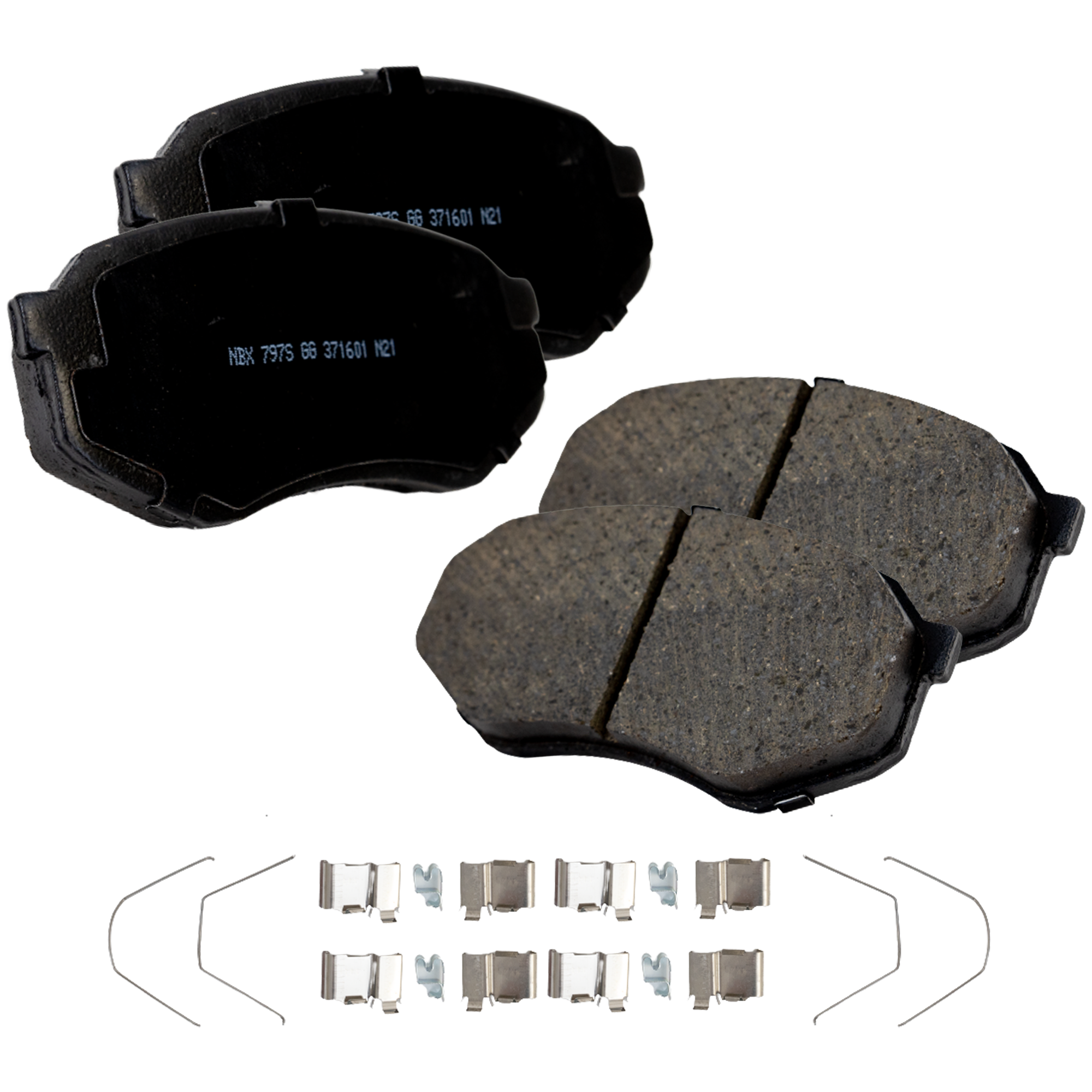 AM PICKUP 89-95 FRONT BRAKE PAD SET 2 Wheel Set SKU STPSSCP389 OEM 0446522180-04465YZZ1NTM 04465Y
