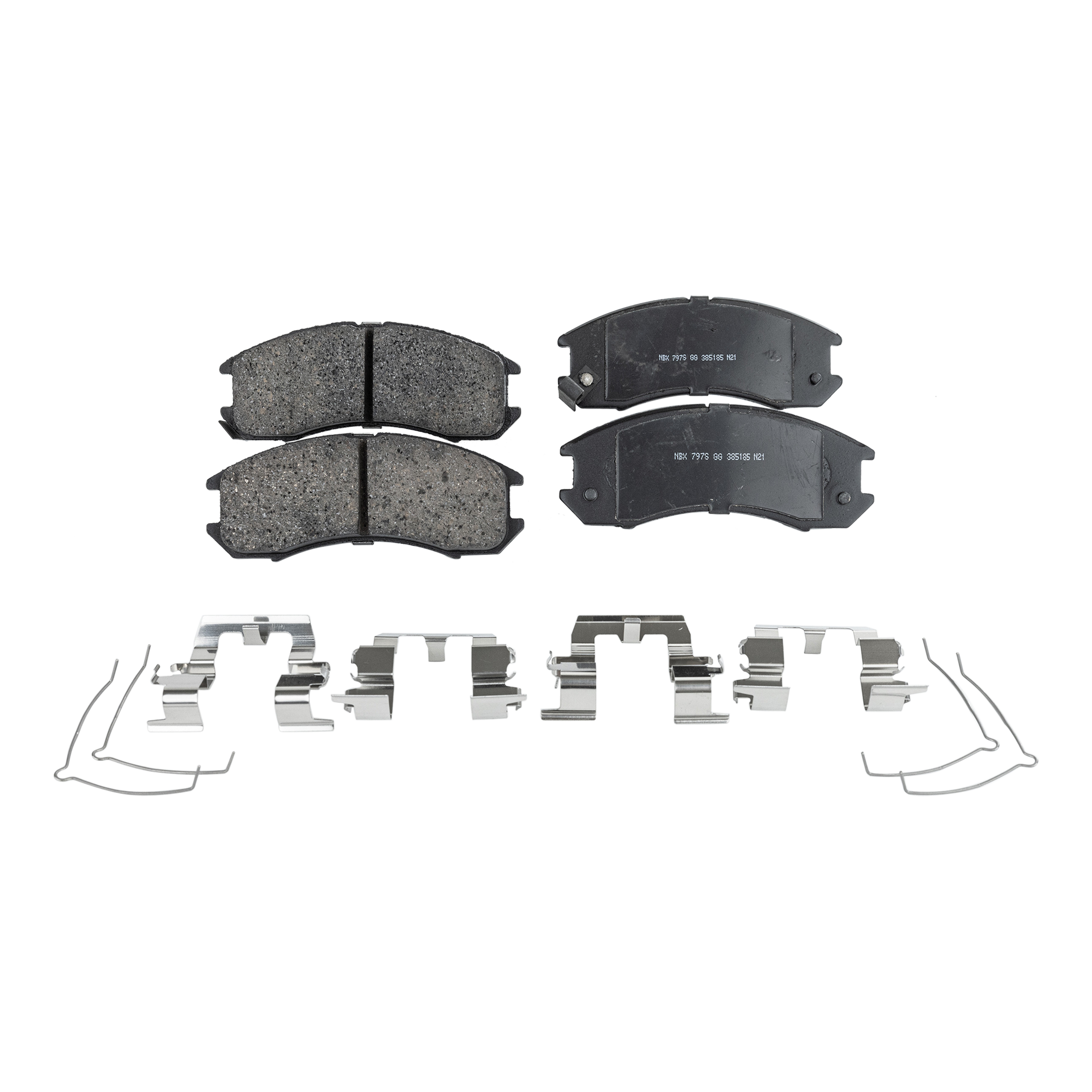 AM MX 6-88-92-96-96 BRAKE PAD SET Front 2 Wheel Set SKU STPSSCP399 OEM 3401278 E92Z2001A E92Z2001B E9