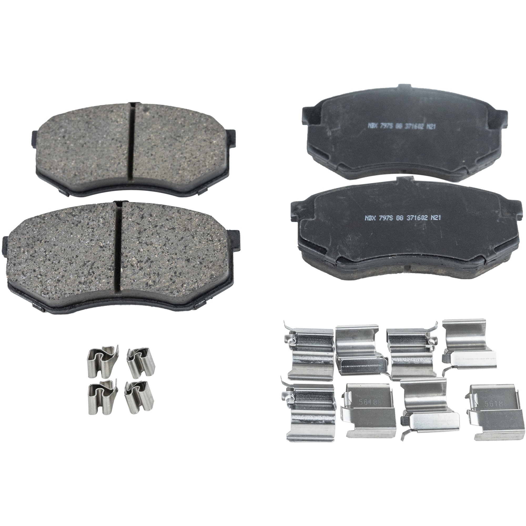 AM CRESSIDA 90-92 TACOMA 95-04 FRONT BRAKE PAD SET 2 Wheel Set SKU STPSSCP433 OEM 0449122260-0449122280