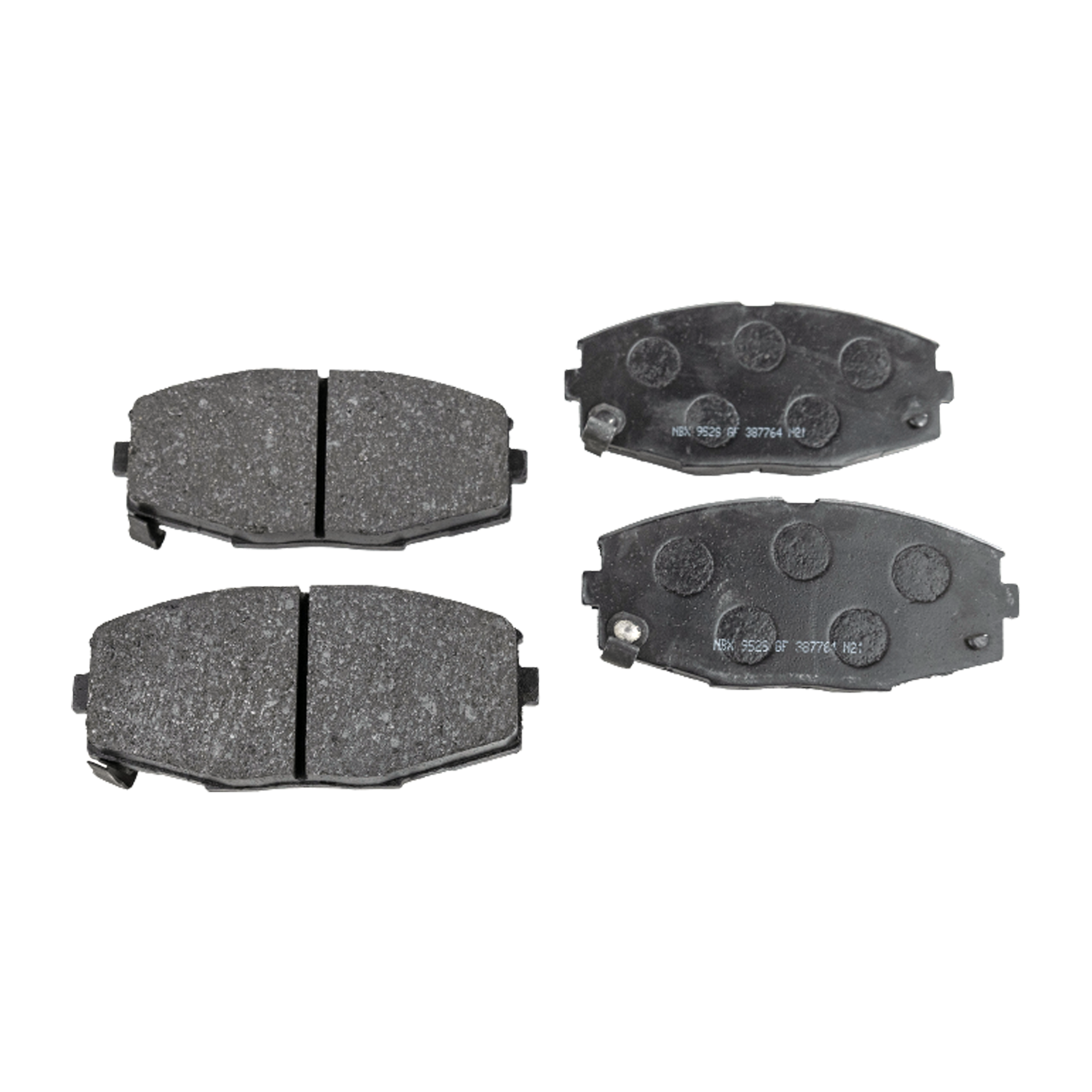 AM SUPRA 86-92 BRAKE PAD SET Front 2 Wheel Set SKU STPSSCP435 OEM 0446514360-0446514370-04465300