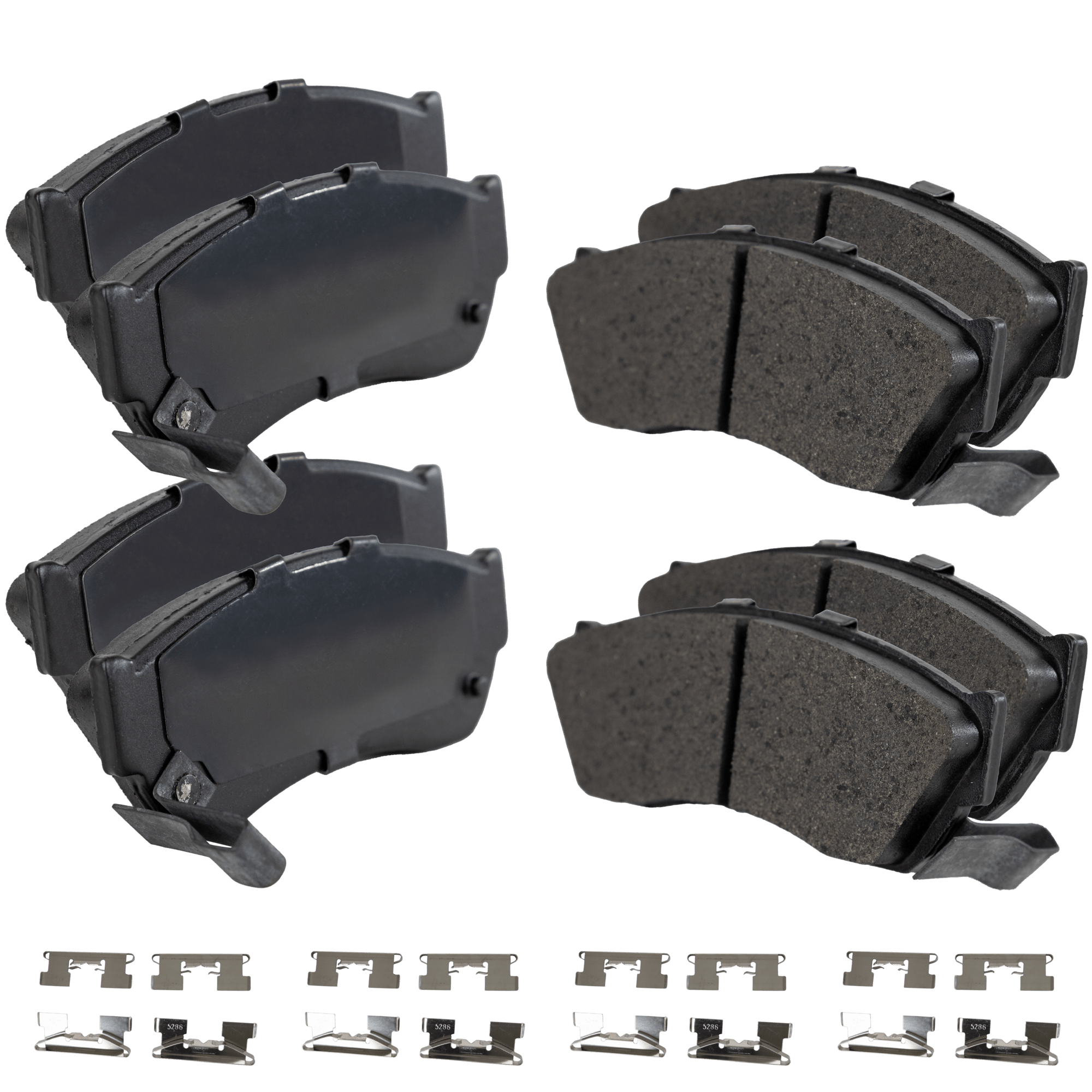 AM SWIFT 89-01 FRONT BRAKE PAD SET 2 Wheel Set SKU STPSSCP451 OEM 5520051810-5520061880-55200618