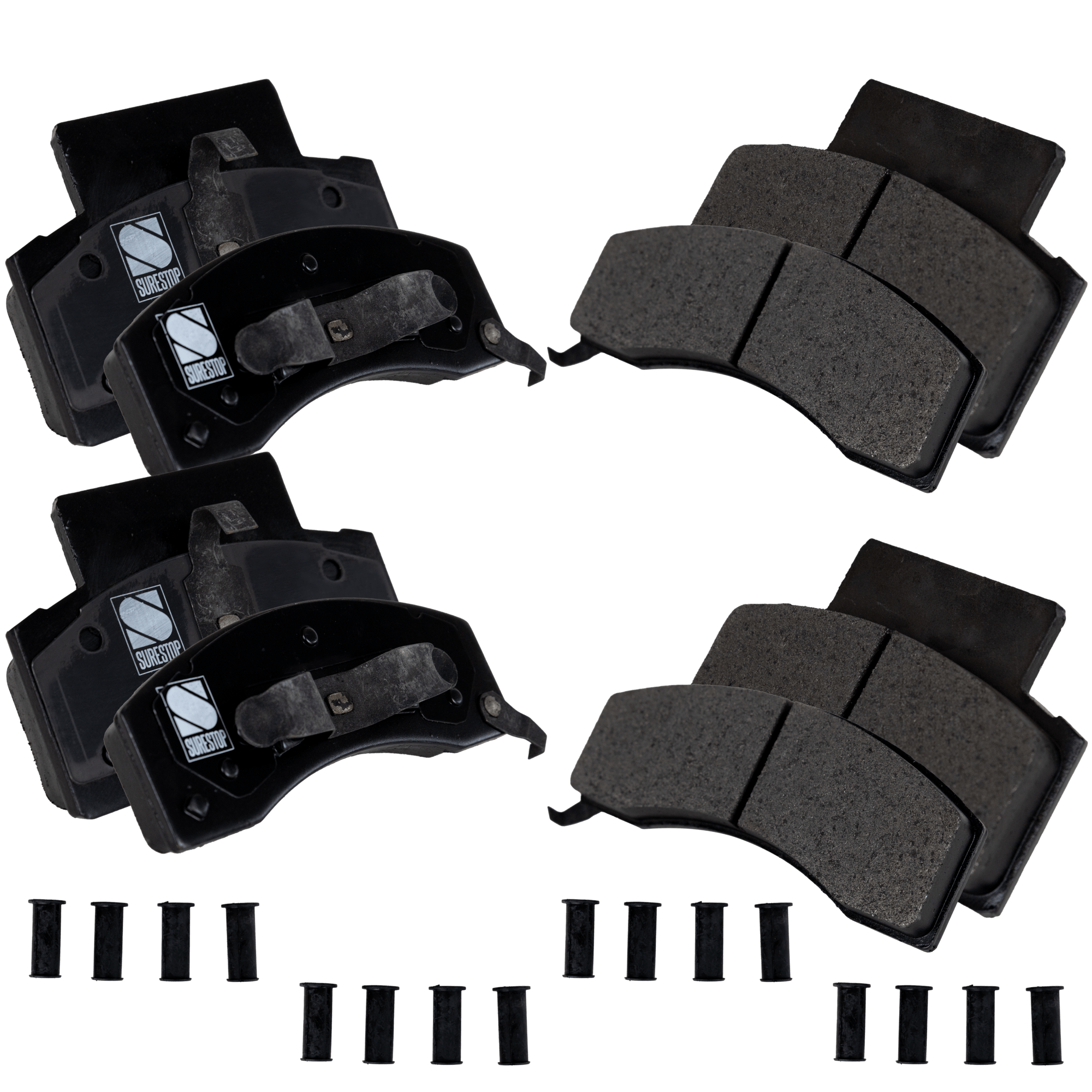 AM C3500 K3500-90-00 EXPRESS SAVANA VAN 96-02 FRONT BRAKE PAD SET 2 Wheel Set SKU STPSSCP459 OEM 4886279AA 4886279AB 12321454-1