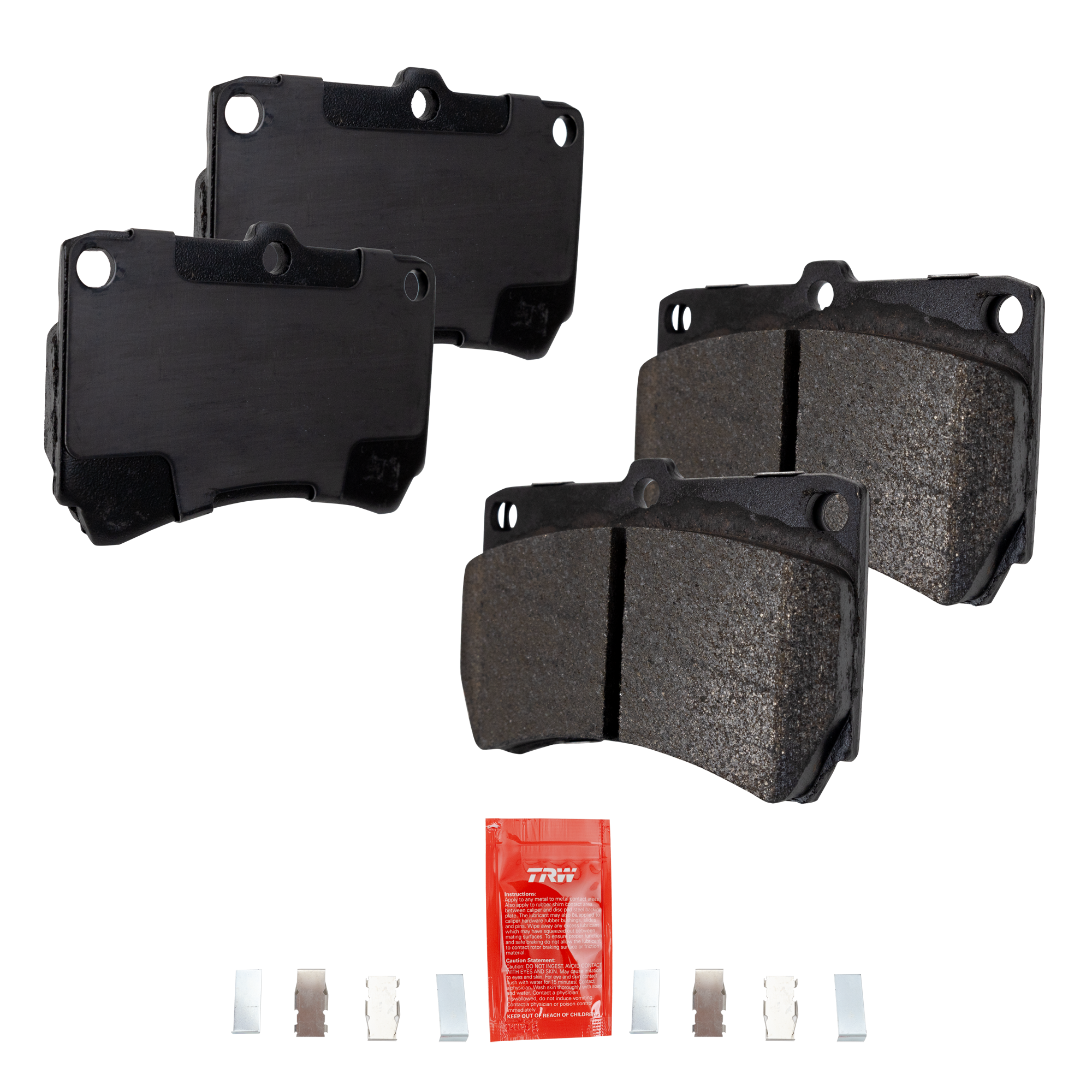 AM PROTEGE 90-98 FRONT BRAKE PAD SET 2 Wheel Set SKU STPSSCP466 OEM B5Y63323Z B5Y63328Z BCYW3323ZA
