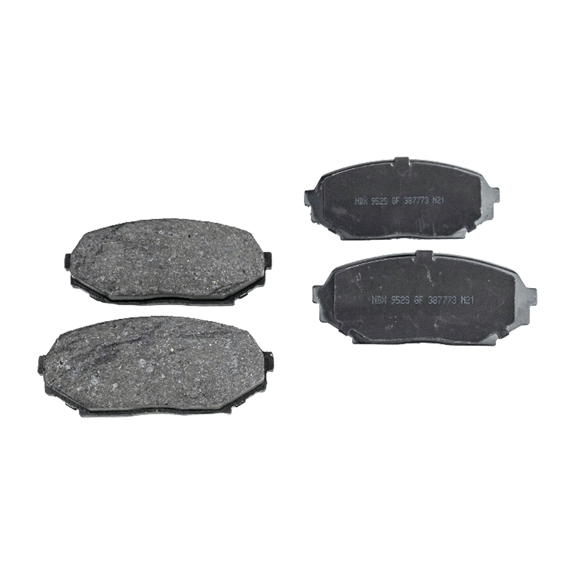 AM MIATA 91-93 FRONT BRAKE PAD SET 2 Wheel Set SKU STPSSCP525 OEM N0Y13323Z NAY03323ZA NAZ03328Z