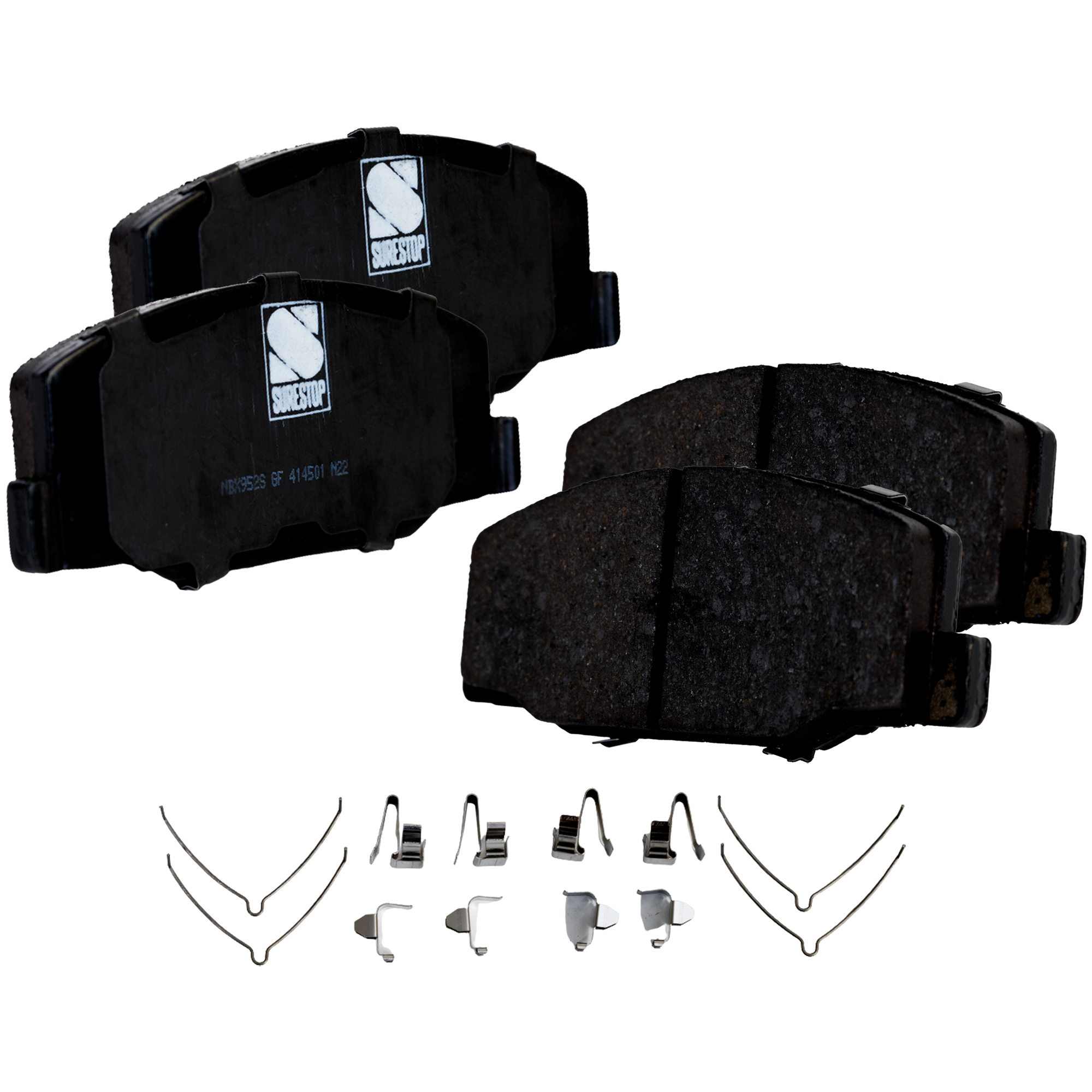 AM PREVIA 91-96 BRAKE PAD SET Front 2 Wheel Set SKU STPSSCP527 OEM 0446528150-04465YZZB0-04465YZZ