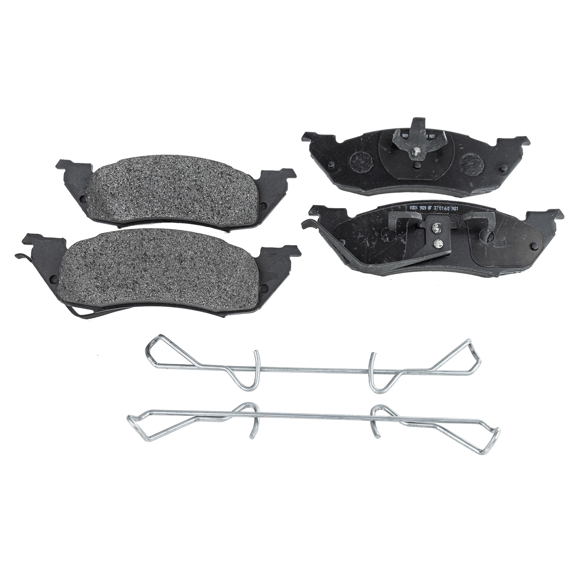 AM DAKOTA 91-98 FRONT BRAKE PAD SET 2 Wheel Set Four Wheel Drive SKU STPSSCP529 OEM 4897299AA 4638257-4638258-4728