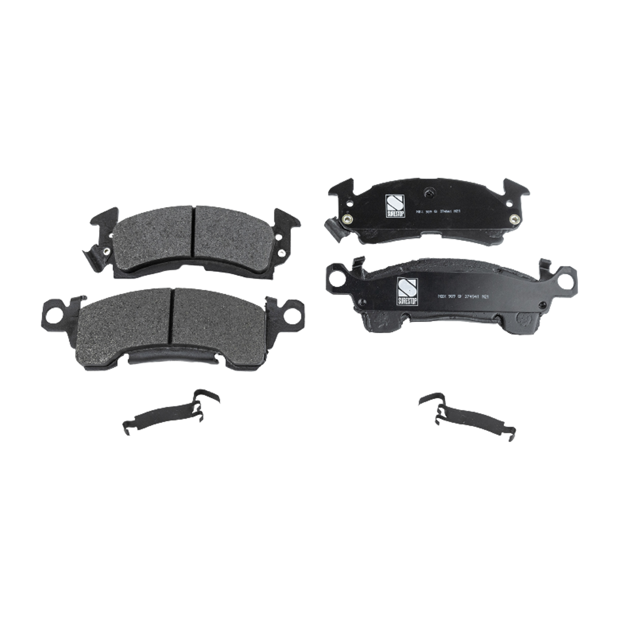 AM GRAND WAGONEER 87-90 FRONT BRAKE PAD SET 2 Wheel Set SKU STPSSCP52 OEM 1154458-1154578-1155332-123001
