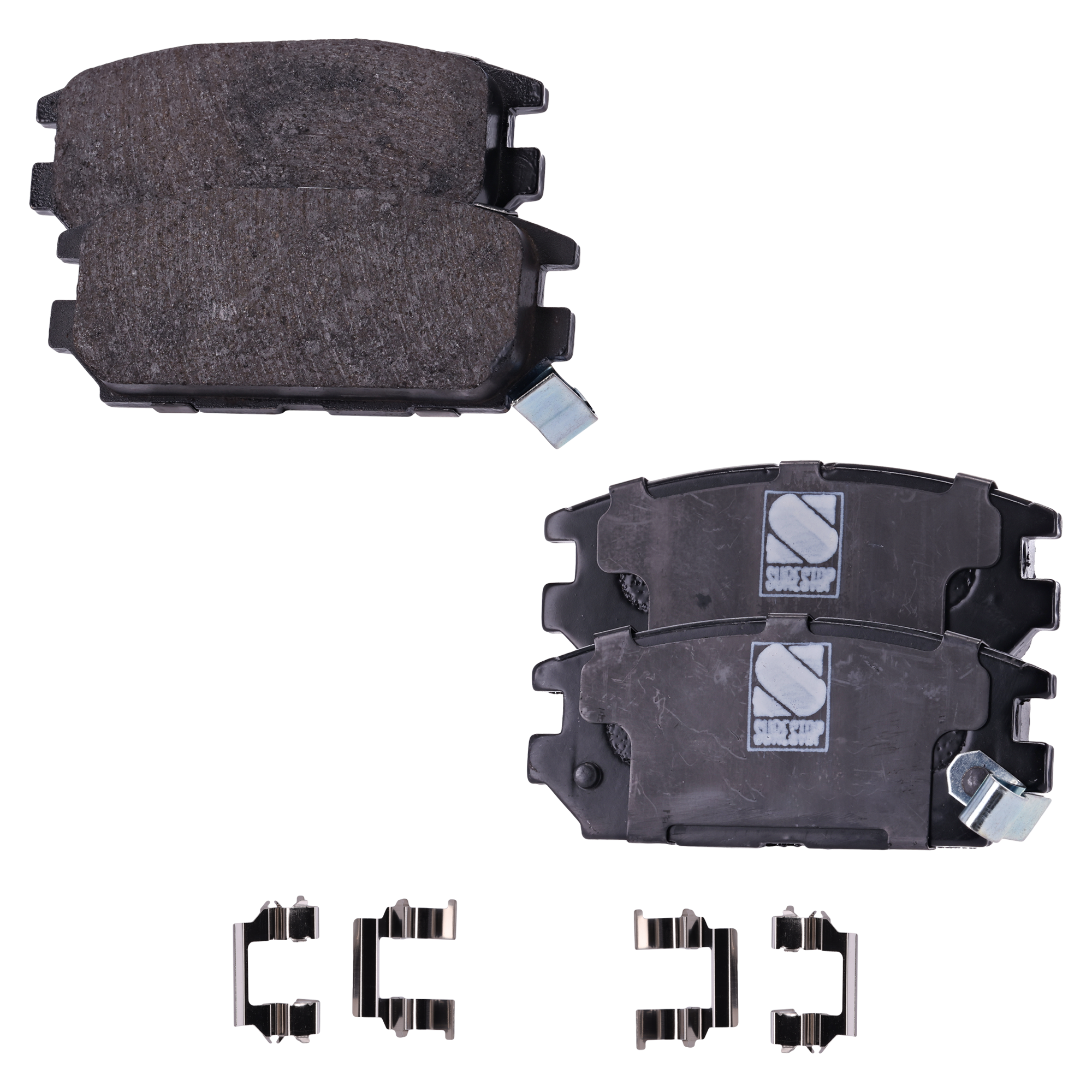 AM STEALTH 91-93 ECLIPSE 95-95-06-12 GALANT 07-09 REAR BRAKE PAD SET 2 Wheel Set SKU STPSSCP532 OEM 4605A237 MB857611 MB928067 MR1
