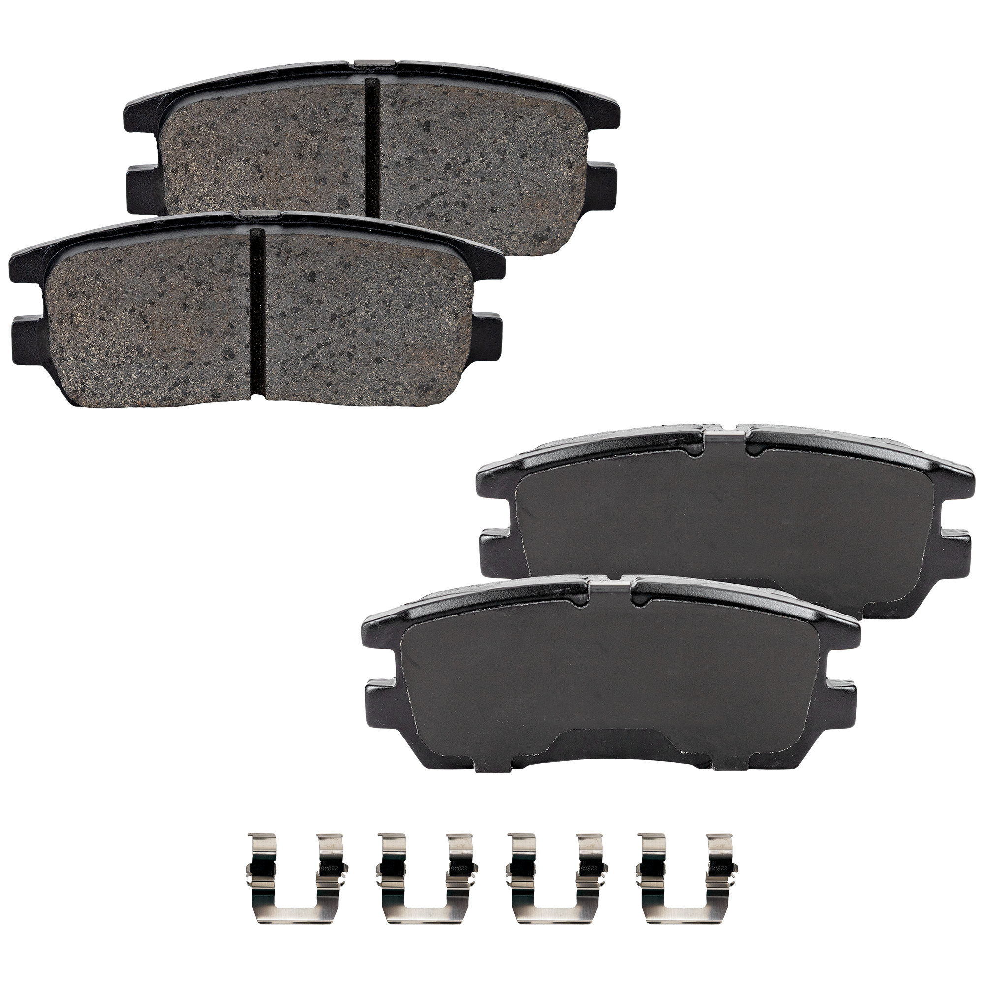 AM MONTERO 92-00 BRAKE PAD SET Rear 2 Wheel Set SKU STPSSCP567 OEM MB858463 MR129579 MR389571 MZ6