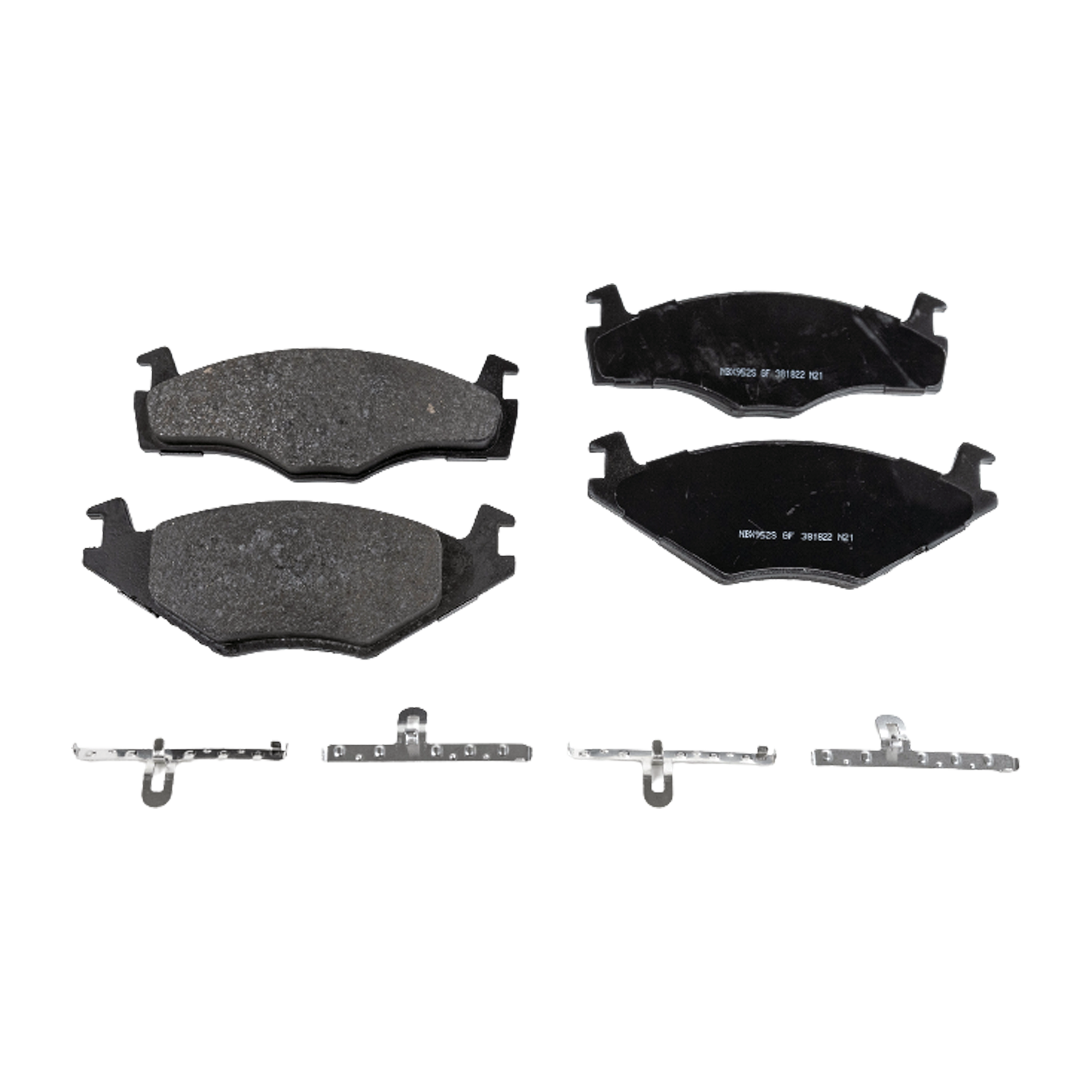 AM SCIROCCO 85-87 CABRIOLET 91-93 FRONT BRAKE PAD SET 2 Wheel Set SKU STPSSCP569 OEM 191698151B 191698151G 19169815