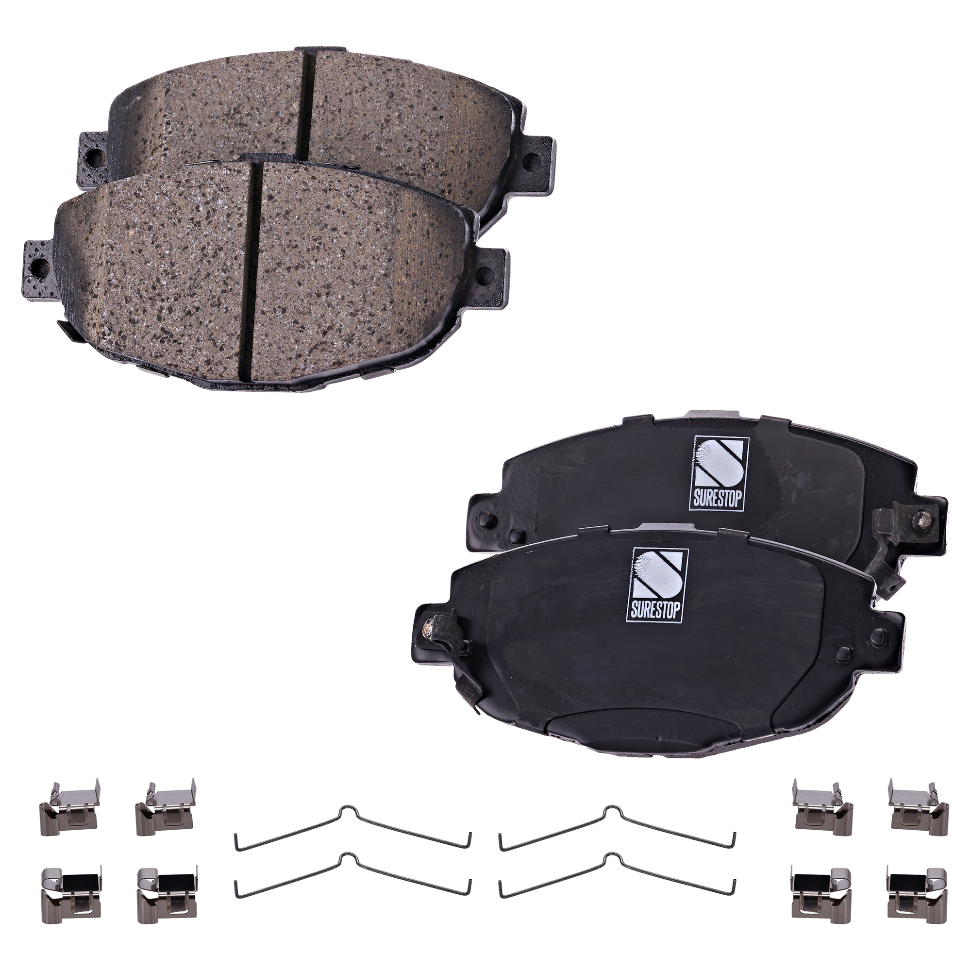 AM SC400-92-00 SC300-99-00 FRONT BRAKE PAD SET 2 Wheel Set SKU STPSSCP571 OEM 0446524020-0446524021-04491240