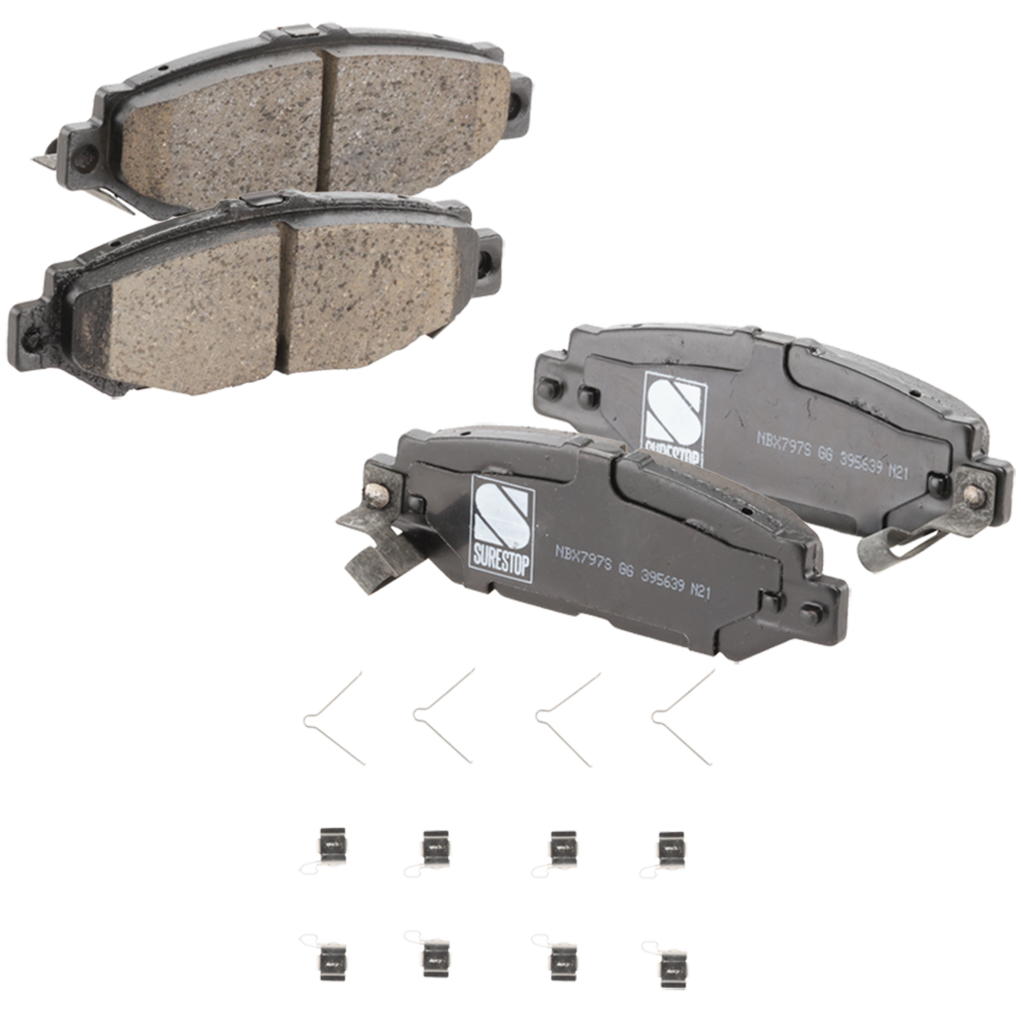 AM SC300 SC400-92-00 REAR BRAKE PAD SET 2 Wheel Set SKU STPSSCP572 OEM 0446630020-0446630030-04466301