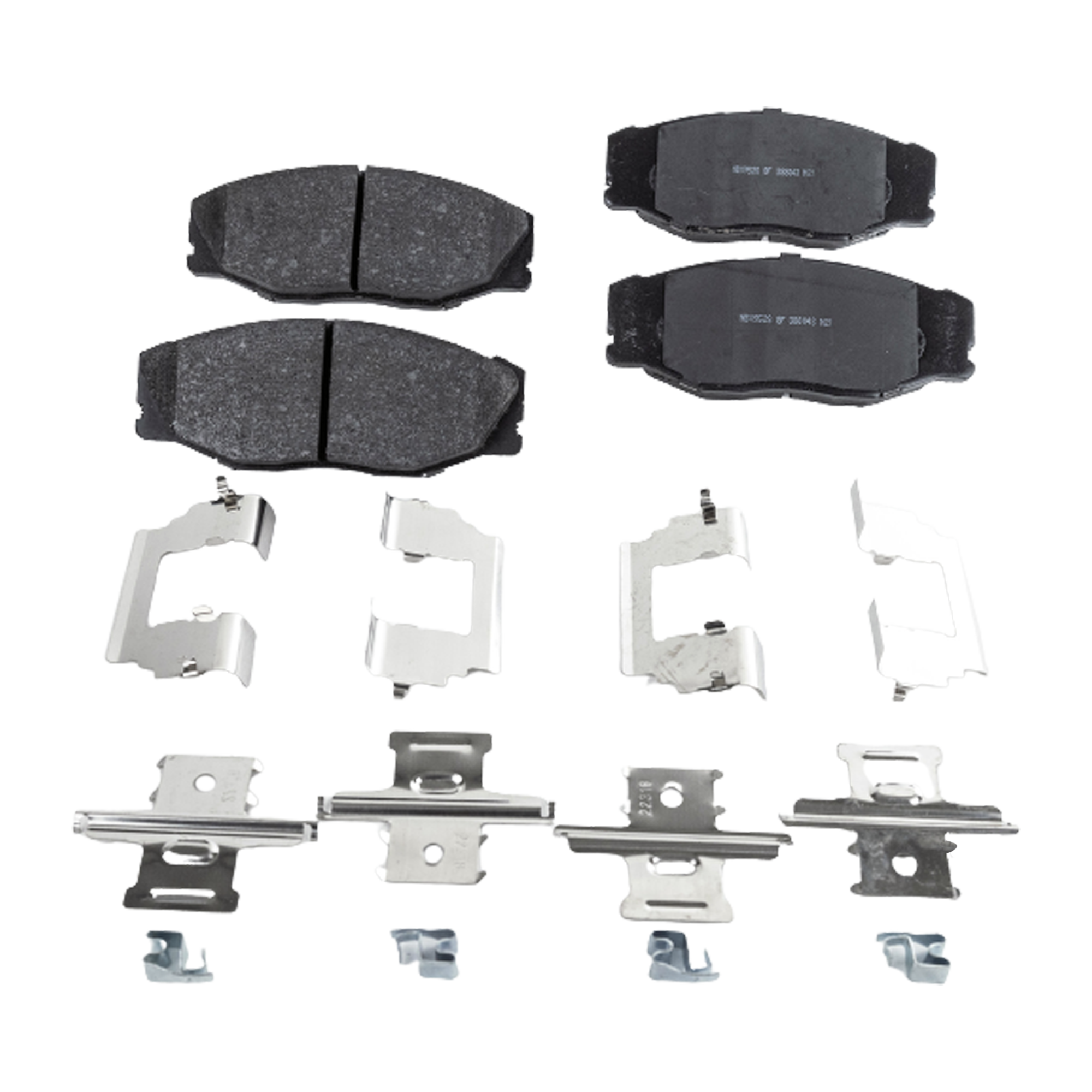 AM T100 PICKUP 93-98 BRAKE PAD SET Front 2 Wheel Set SKU STPSSCP604 OEM 0446534010-04465YZZB9-04491340