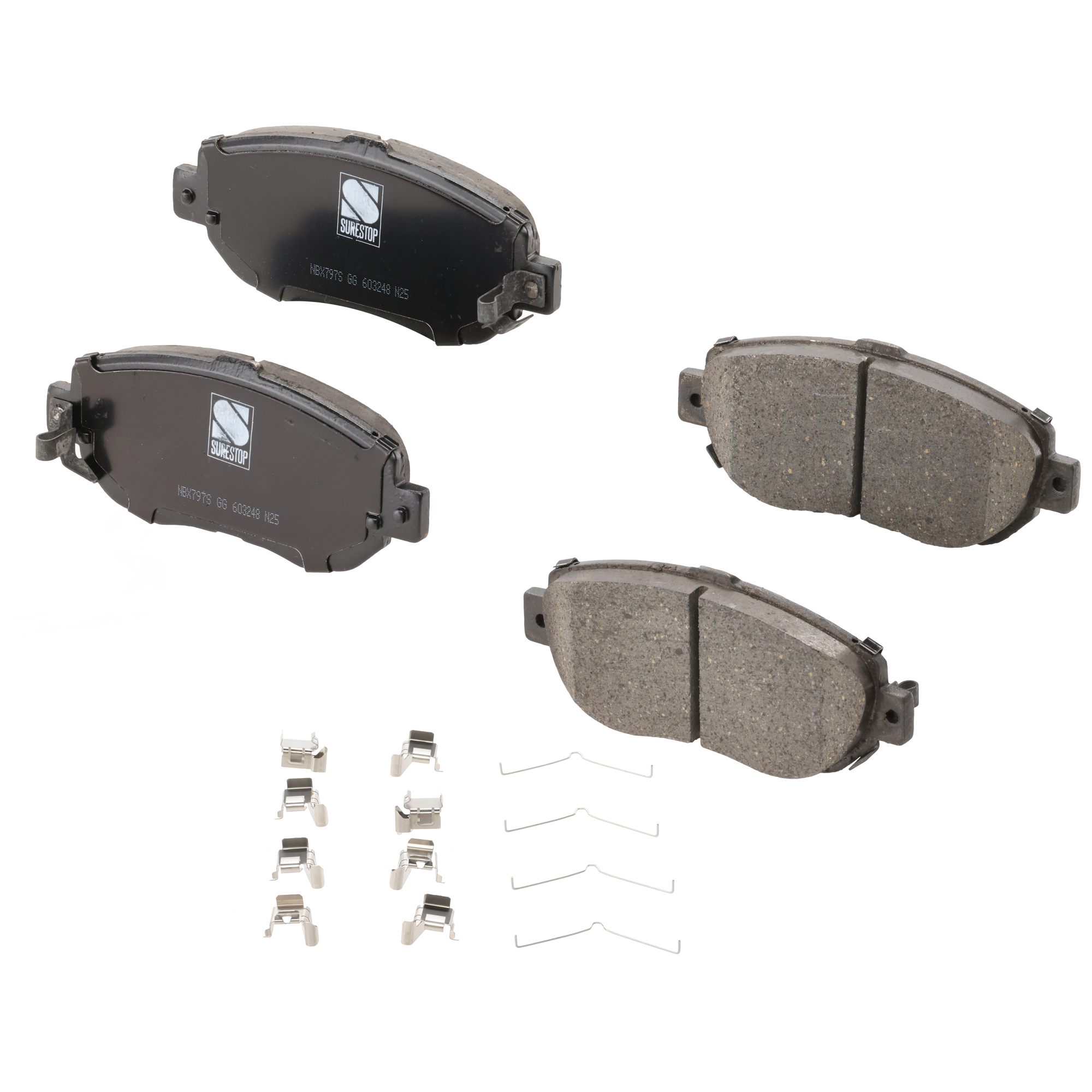 AM GS300-93-05 SC430-02-10 FRONT BRAKE PAD SET 2 Wheel Set SKU STPSSCP619 OEM 0446514080-0446514081-04465223