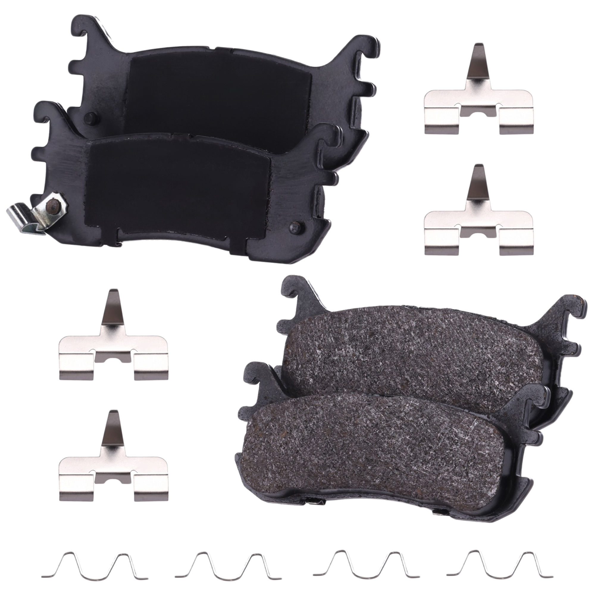 AM MIATA 94-05 PROTEGE 95-98 REAR BRAKE PAD SET 2 Wheel Set SKU STPSSCP636 OEM BCYF2643Z BCYF2643ZA BCYF2648Z