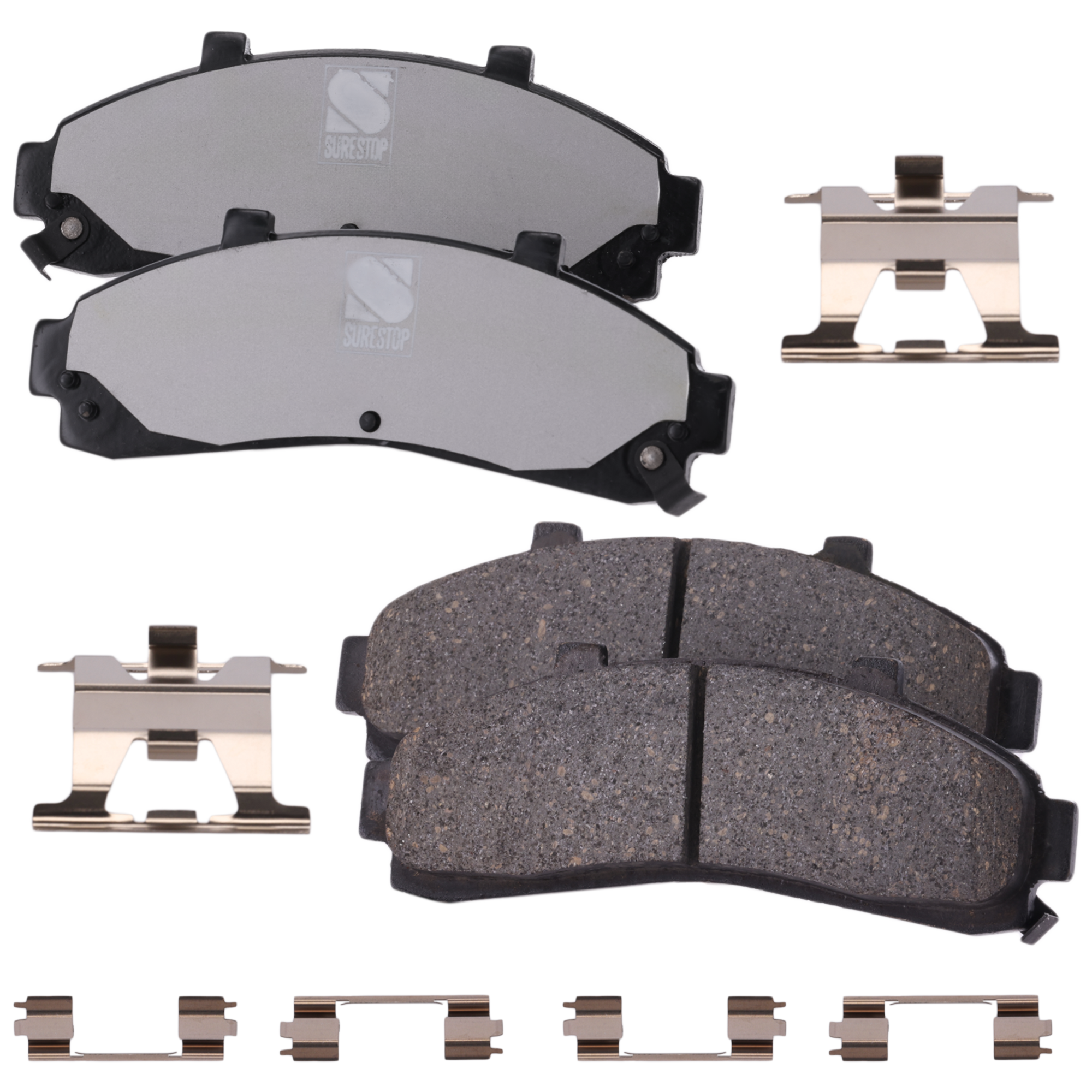 AM RANGER 95-02 B3000-00-03 FRONT BRAKE PAD SET 2 Wheel Set SKU STPSSCP652 OEM 2L5Z2001AA F57Z2001A F57Z2001A