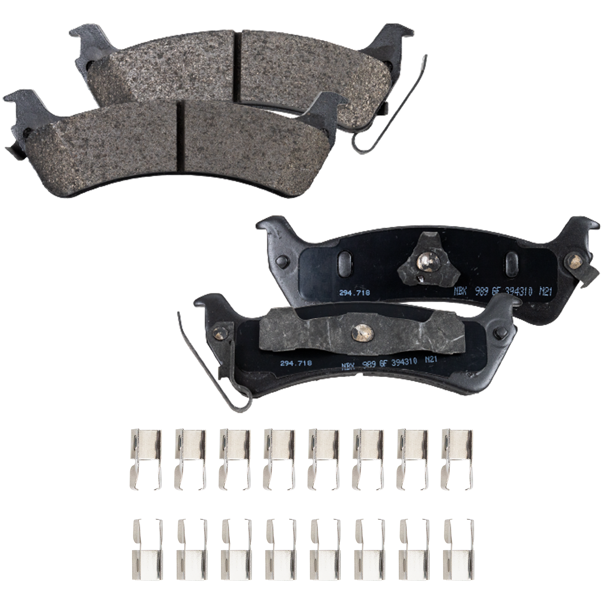 AM GRAND CHEROKEE 94-98 BRAKE PAD SET Rear 2 Wheel Set SKU STPSSCP666 OEM 4796344-4883717AA