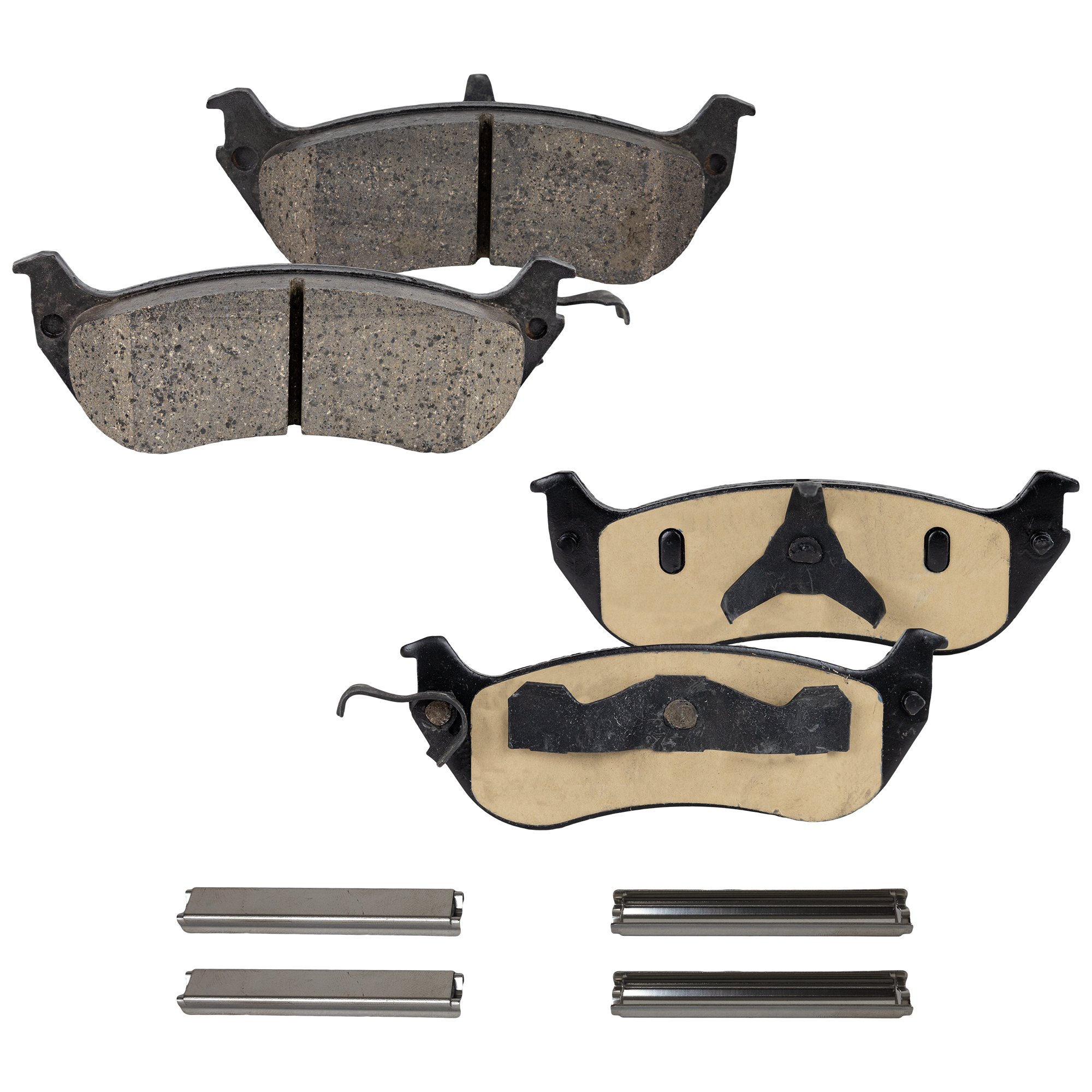 AM CROWN VICTORIA GRAND MARQUIS 96-02 REAR BRAKE PAD SET 2 Wheel Set SKU STPSSCP674 OEM 1U2Z2V200KA 1W1Z2200BA F6AZ220