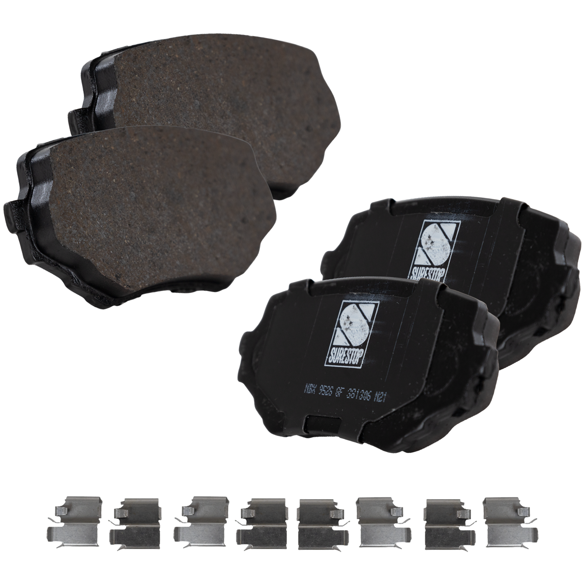 AM SIDEKICK 96-98 GRAND VITARA 99-05 XL 7-02-04 BRAKE PAD SET Front 2 Wheel Set SKU STPSSCP680 OEM 5520065D00-5520065D10-5520065D