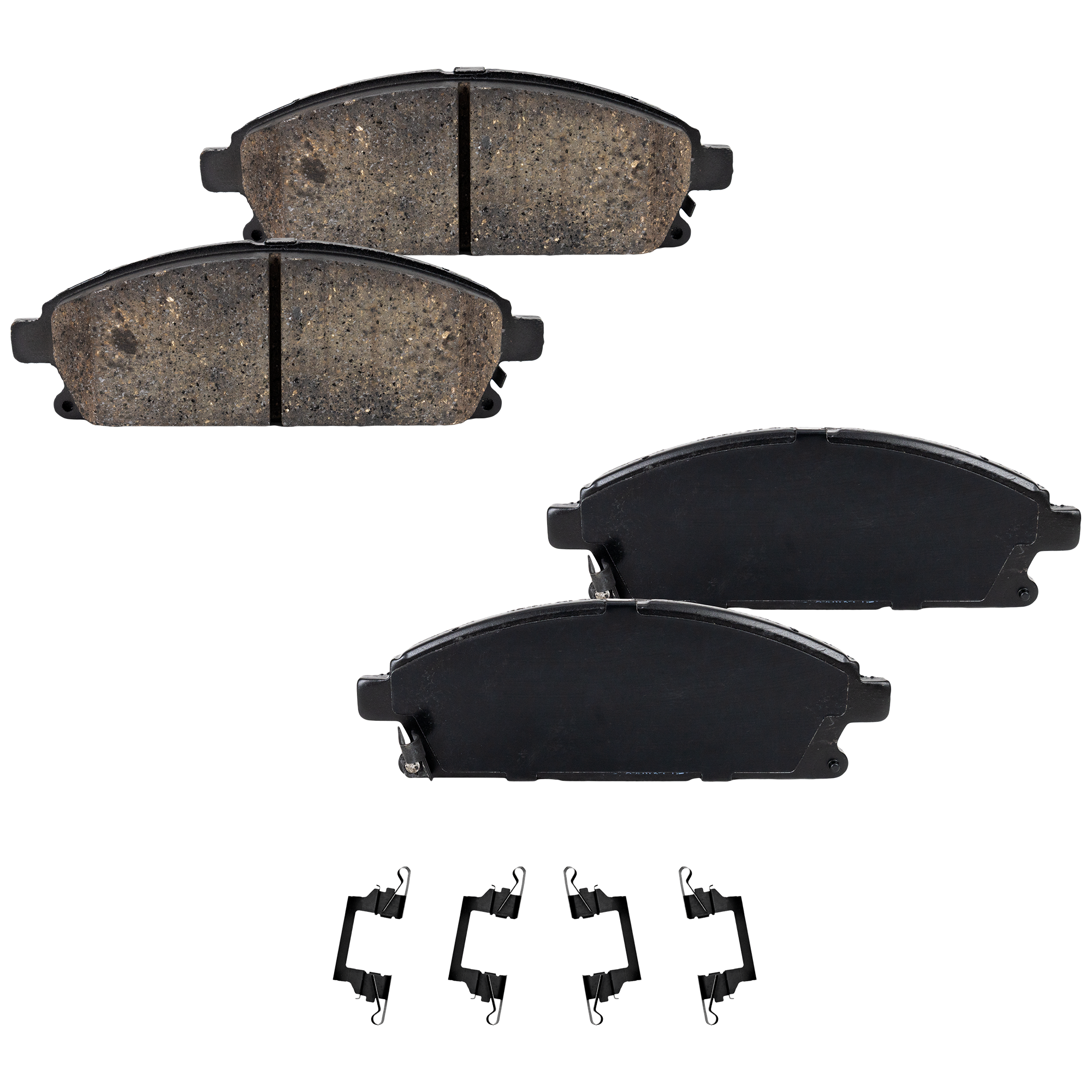 AM PATHFINDER 96-04 QX4-02-03 Q45-00-01 BRAKE PAD SET Front 2 Wheel Set SKU STPSSCP691A OEM 410603H085-410603H086-410605W5