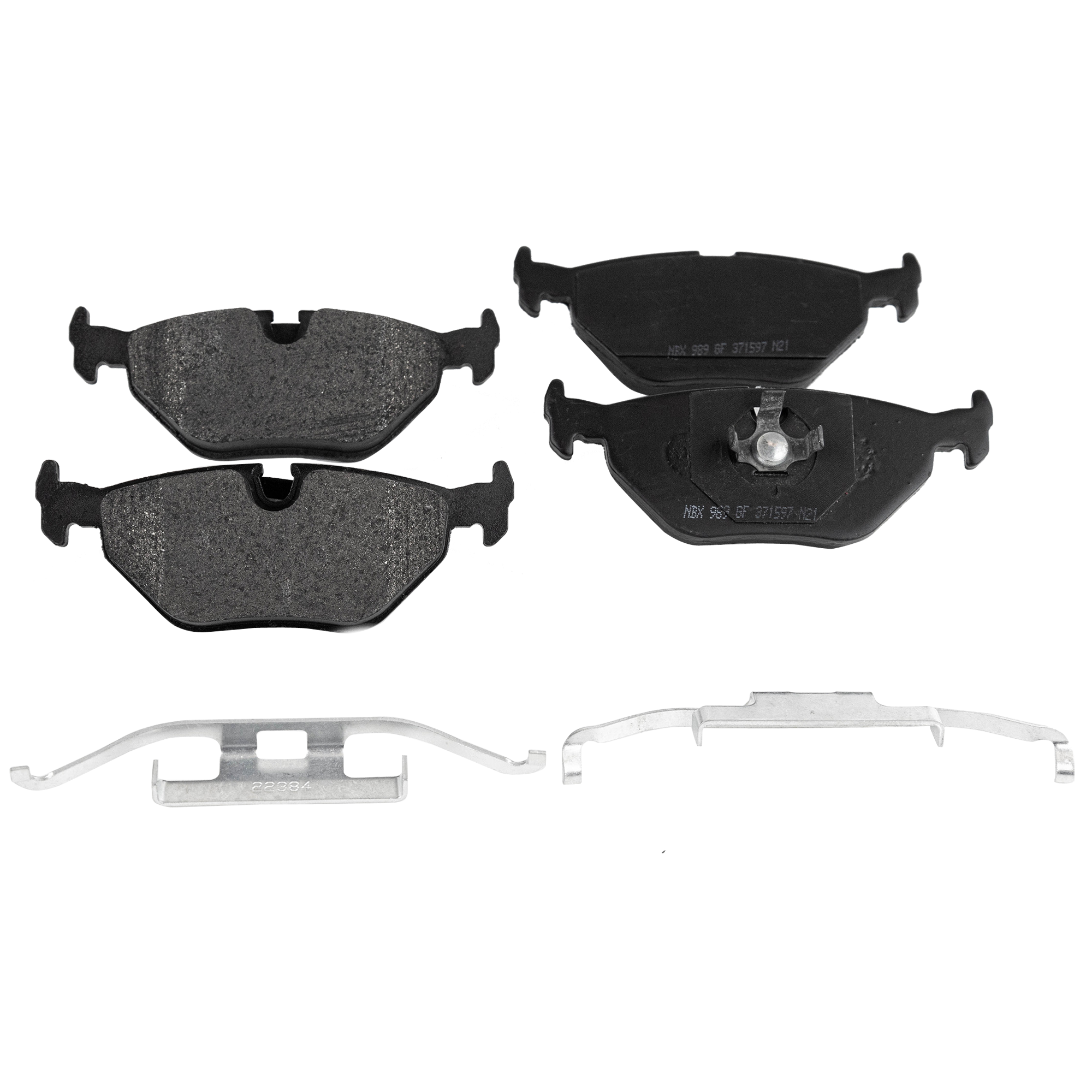 AM 5 SERIES 88-95 BRAKE PAD SET Rear 2 Wheel Set SKU STPSSCP692A OEM 34211157334-34211157563-342111