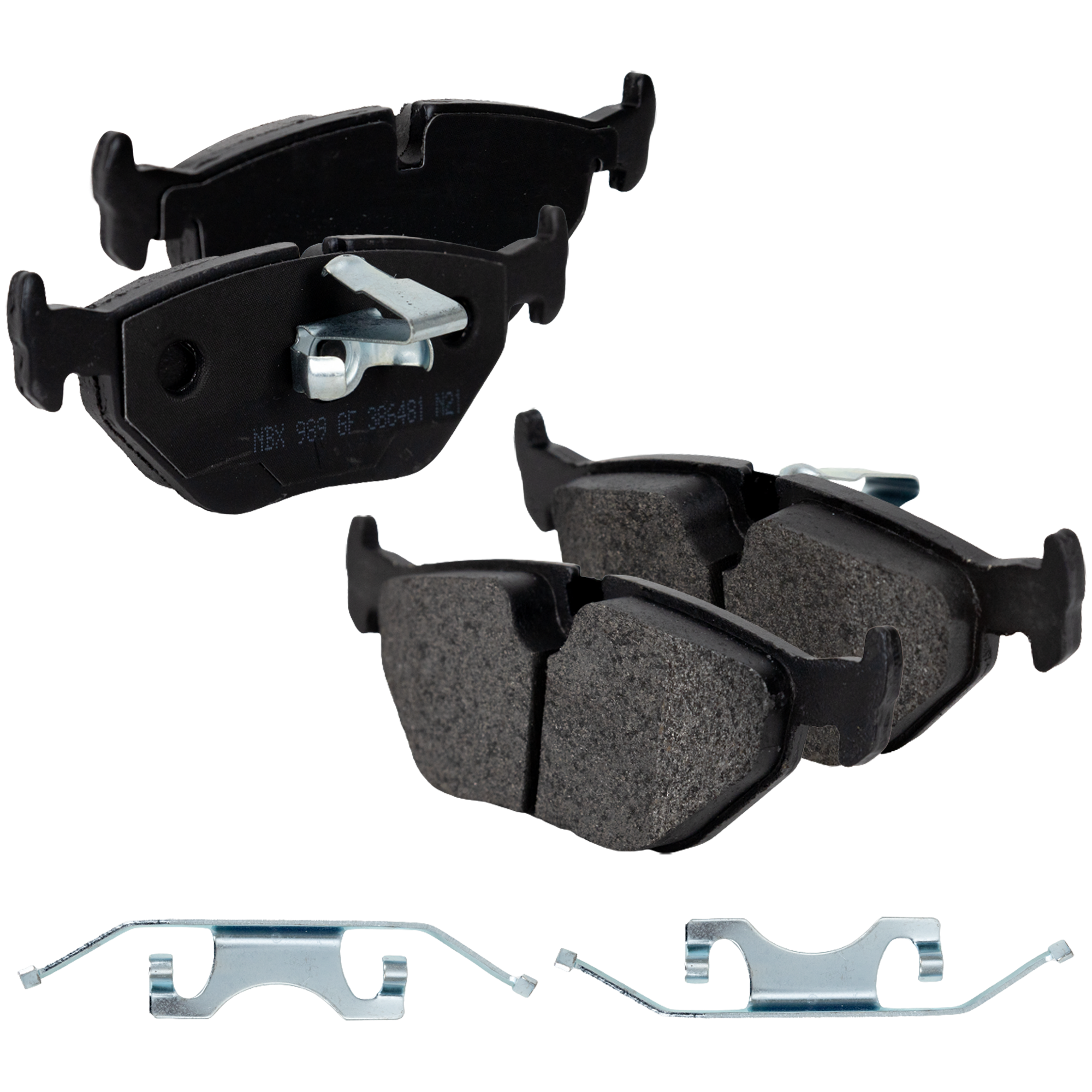 AM 3 SERIES 94-02 BRAKE PAD SET Rear 2 Wheel Set SKU STPSSCP692 OEM 34211161455-34211162436-342111