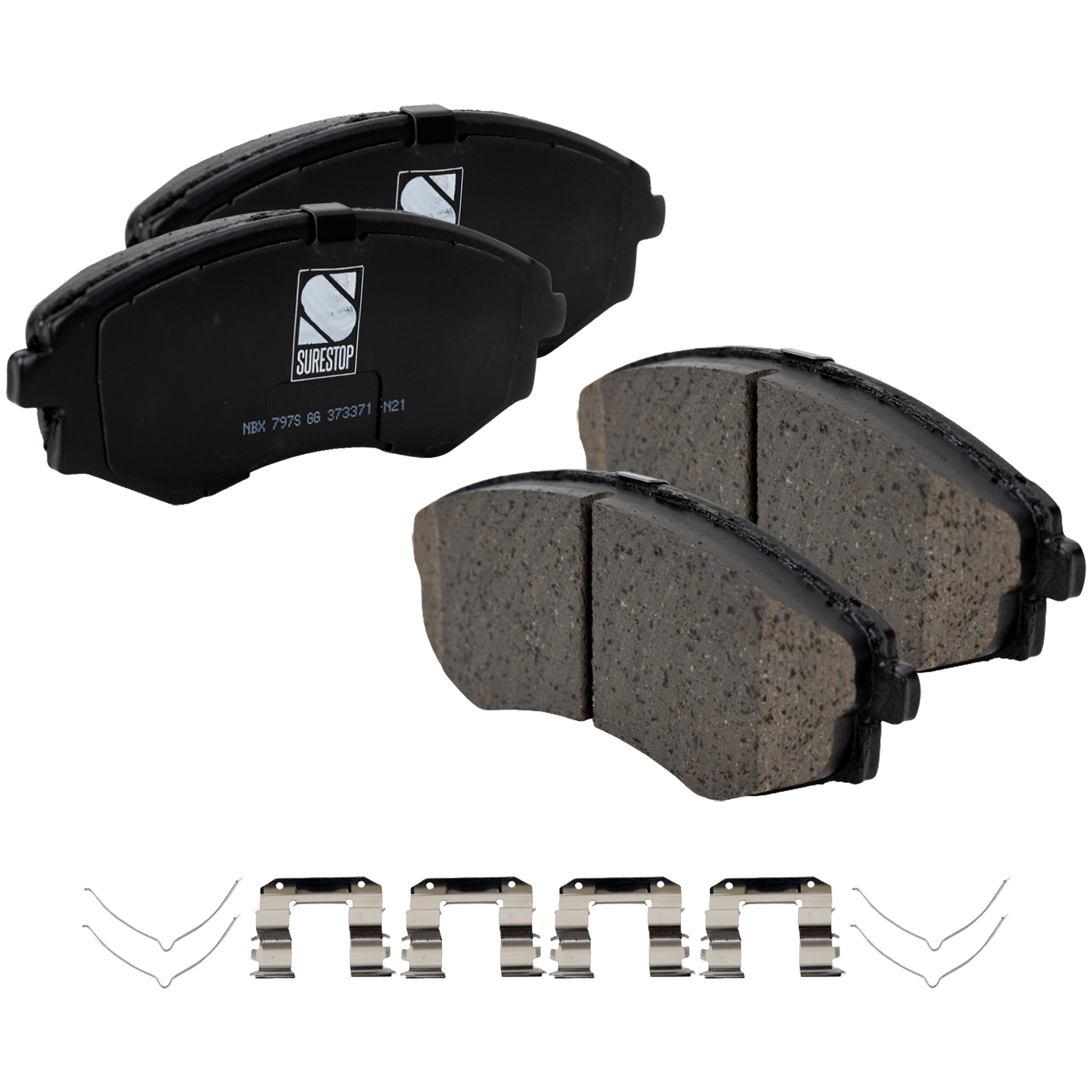 AM ELANTRA 92-98 SONATA 89-97 BRAKE PAD SET Front 2 Wheel Set SKU STPSSCP700 OEM 5810128A00-5810128A20-5810129A