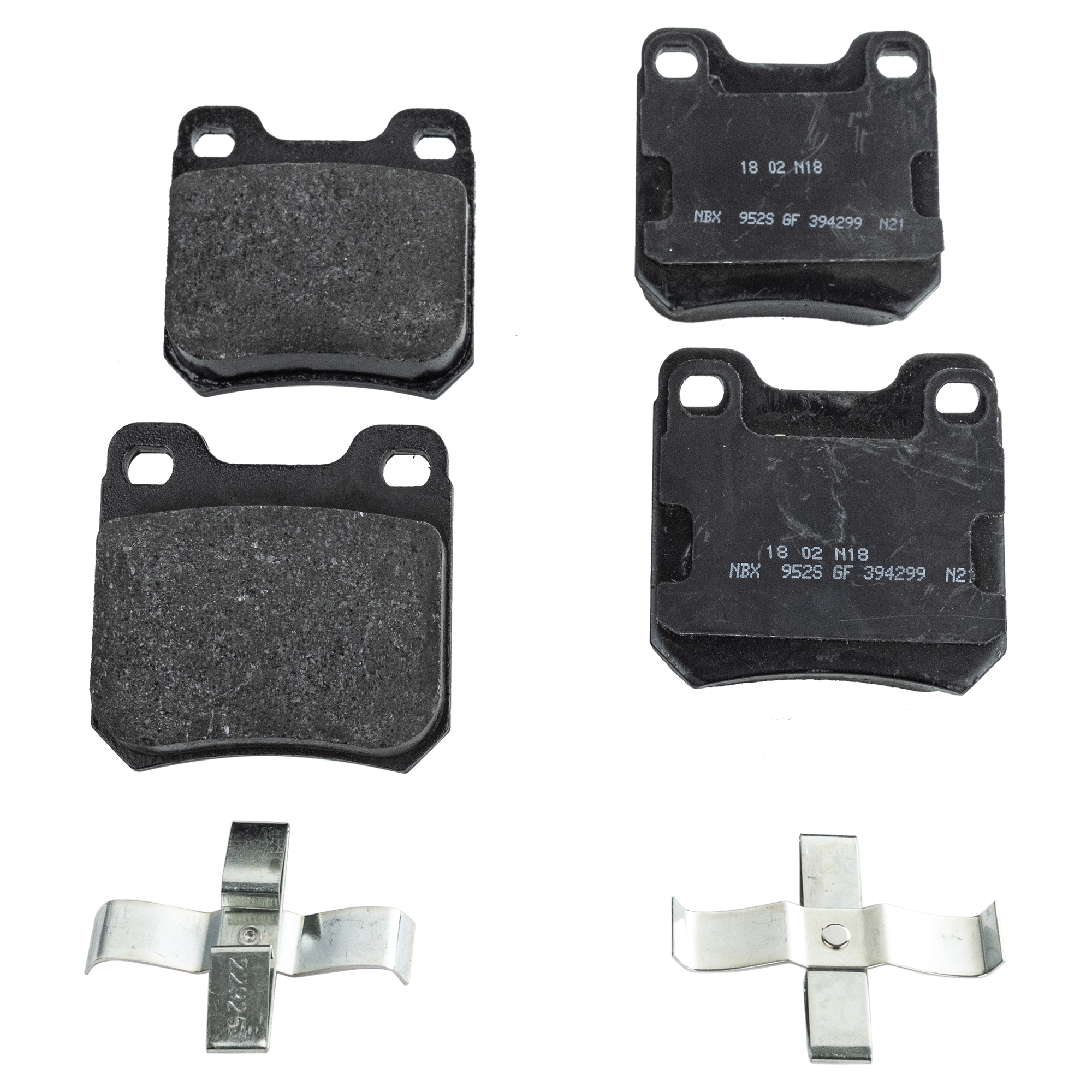 AM CATERA 97-01 BRAKE PAD SET Rear 2 Wheel Set SKU STPSSCP709 OEM 90487271-9193476-9195058