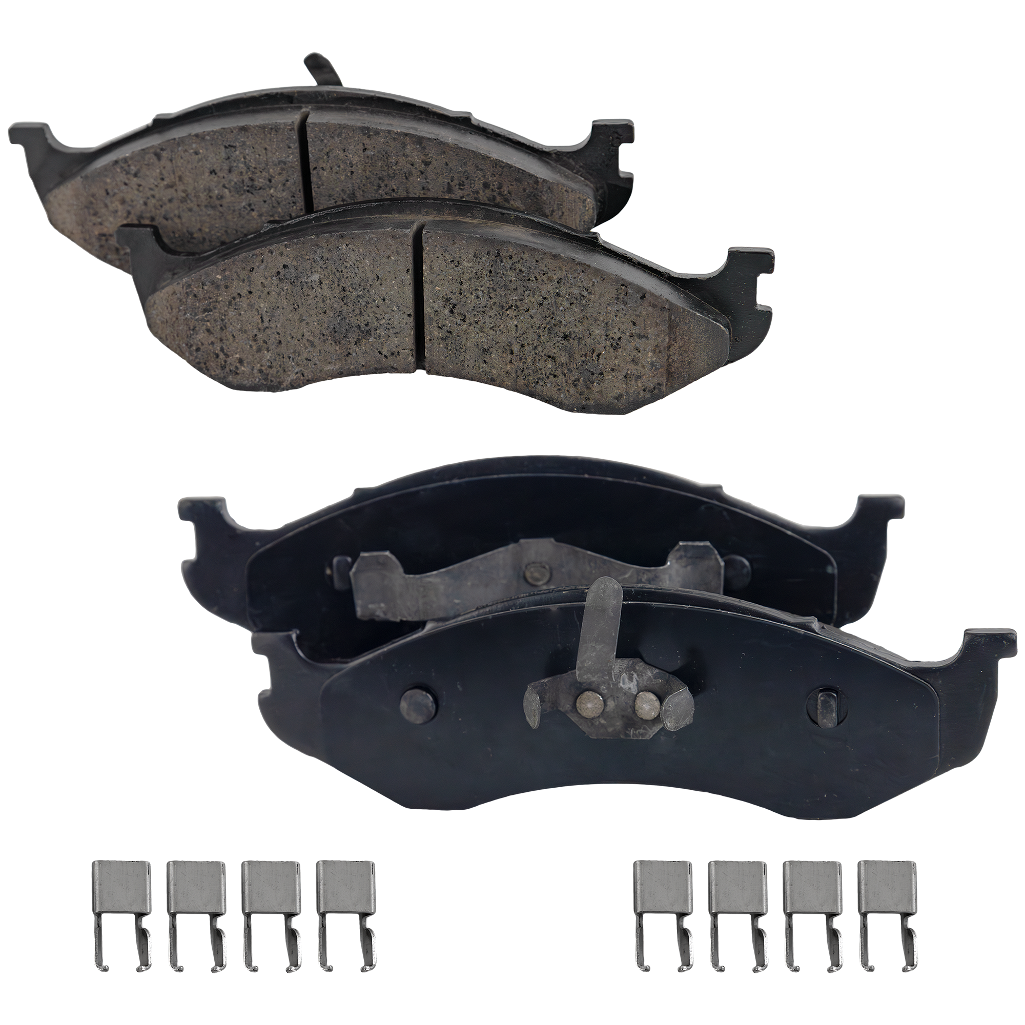 AM WRANGLER 97-06 CHEROKEE 97-01 FRONT BRAKE PAD SET 2 Wheel Set SKU STPSSCP712 OEM 4778058AB 4883344-4883344AC 48