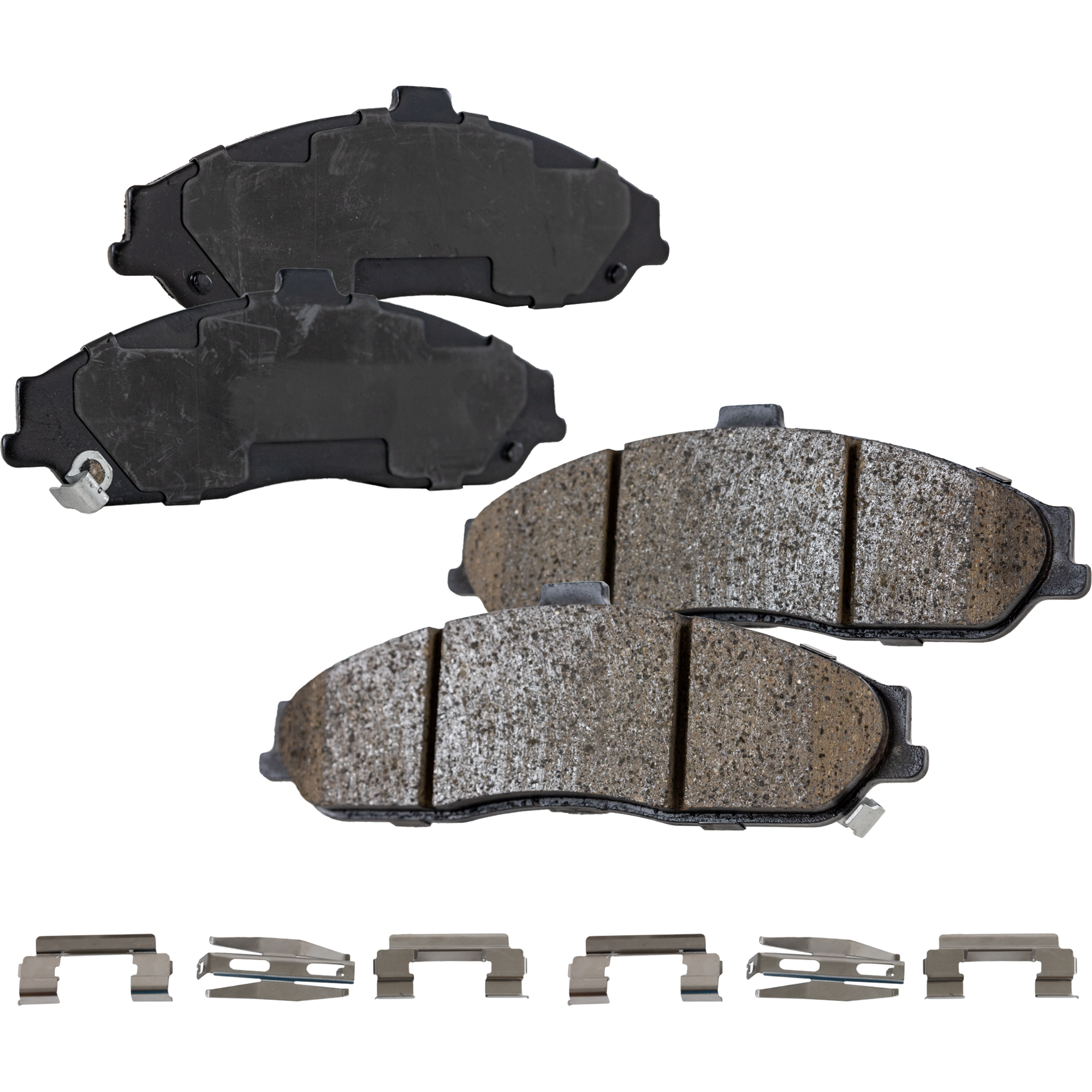 AM XLR 04-09 CORVETTE 97-13 GTO 05-06 FRONT BRAKE PAD SET 2 Wheel Set SKU STPSSCP731 OEM 12530681-19152862-19152863-192